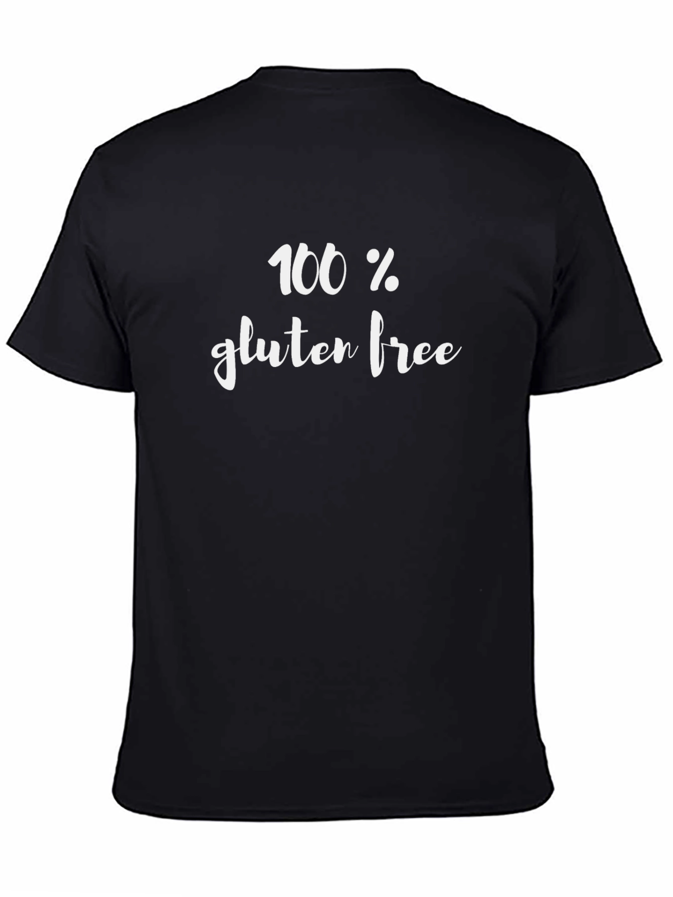100% Gluten Free Black T-Shirt