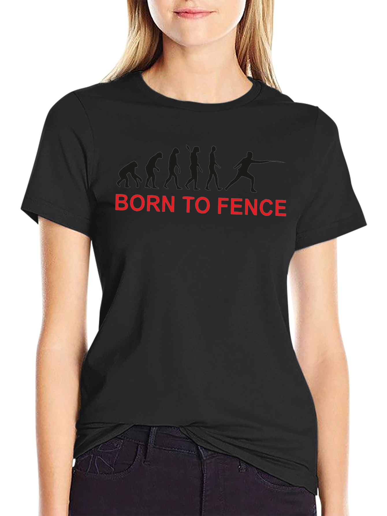 Born to Fence T-Shirt - Evolution Fencing Tee