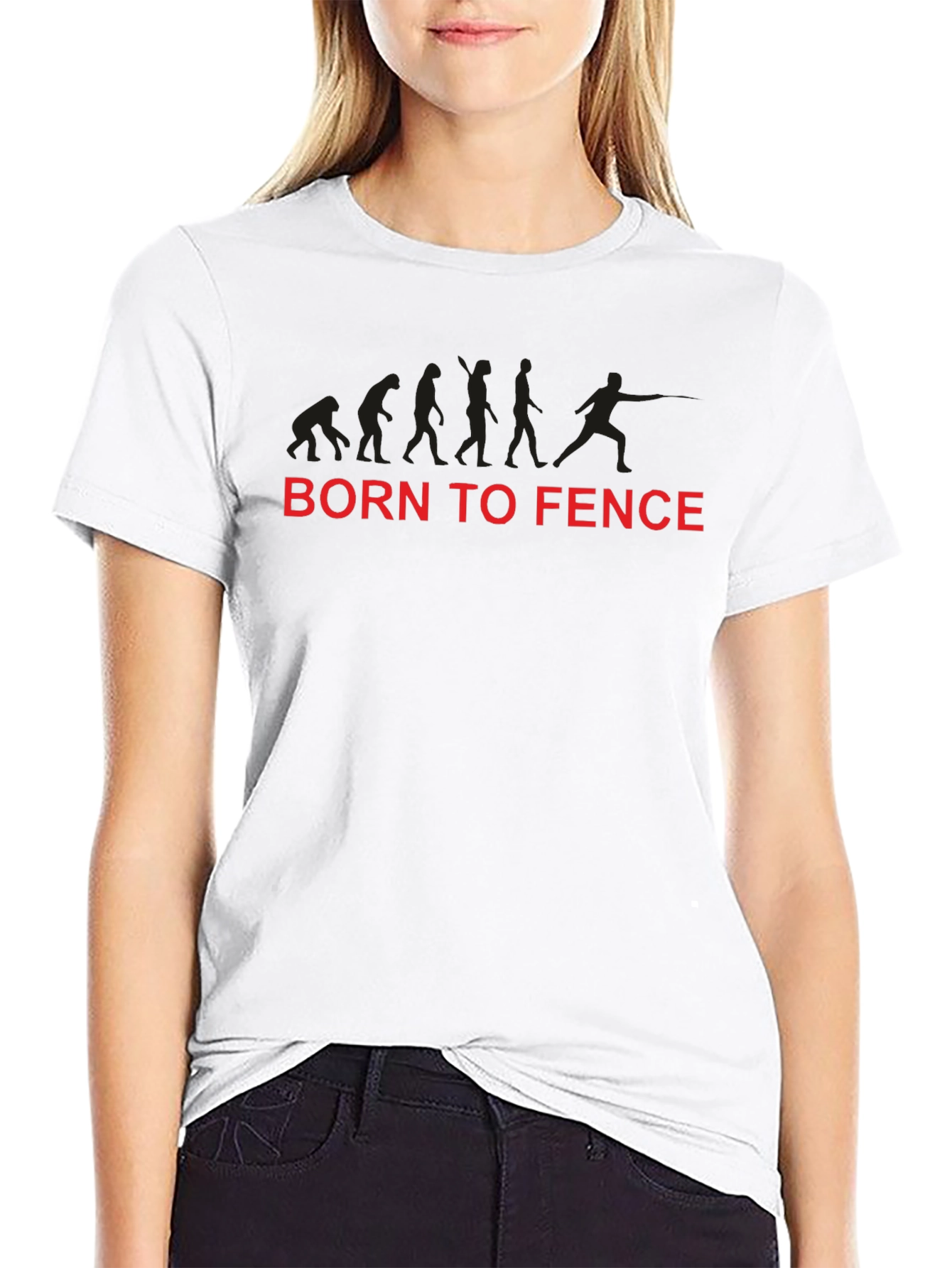 Born to Fence T-Shirt - Evolution Fencing Tee