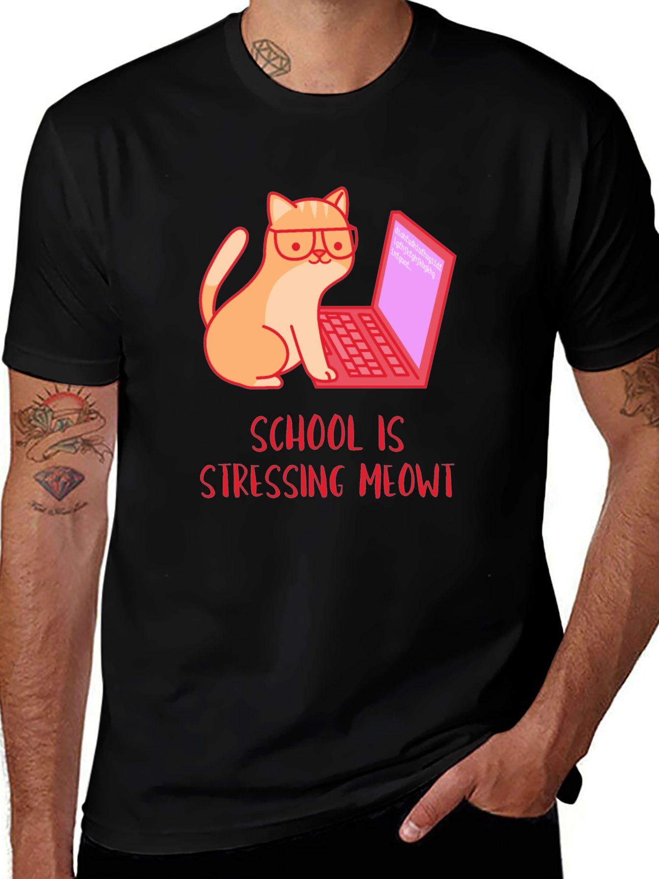 Stressed Meowt T-Shirt - Cat Lover Gift