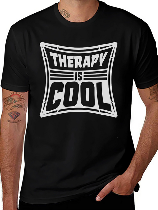 Therapy Is Cool Graphic Tee - Comfort Fit