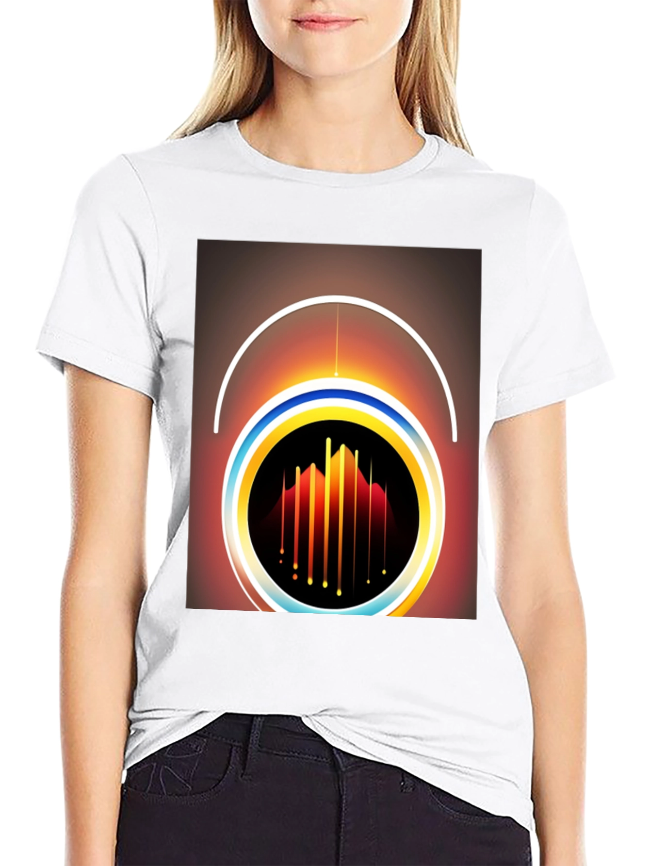 Abstract Graphic Tee - Modern Art Shirt