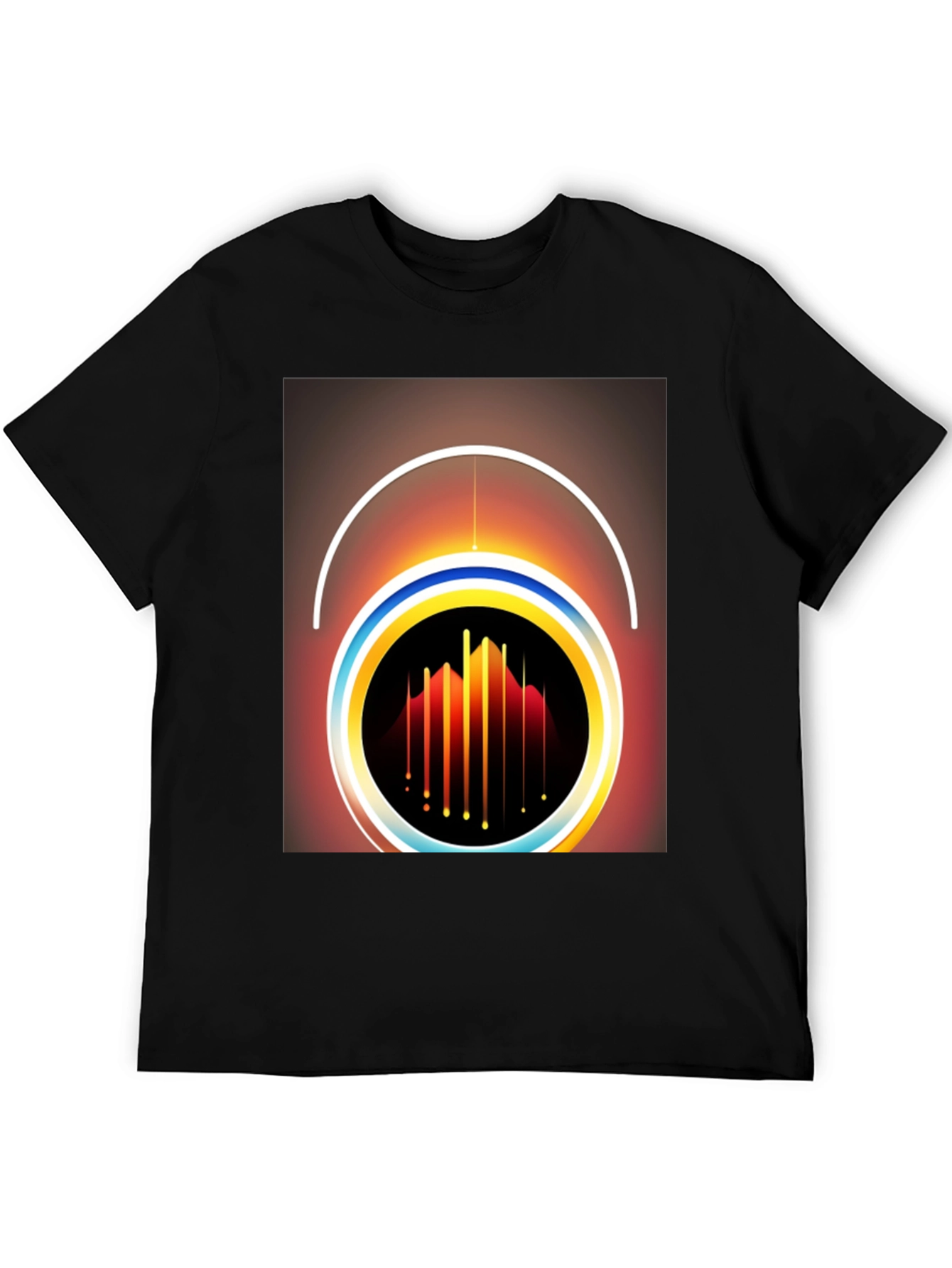 Abstract Graphic Tee - Modern Art Shirt