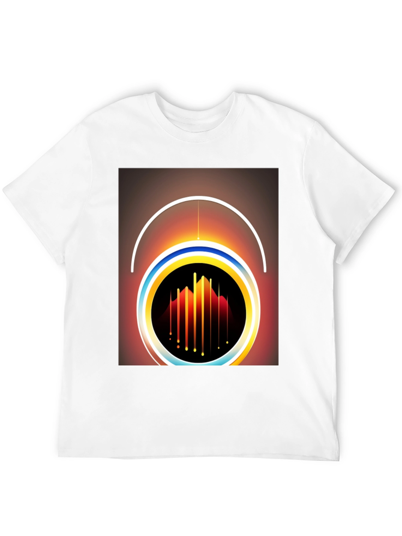 Abstract Graphic Tee - Modern Art Shirt