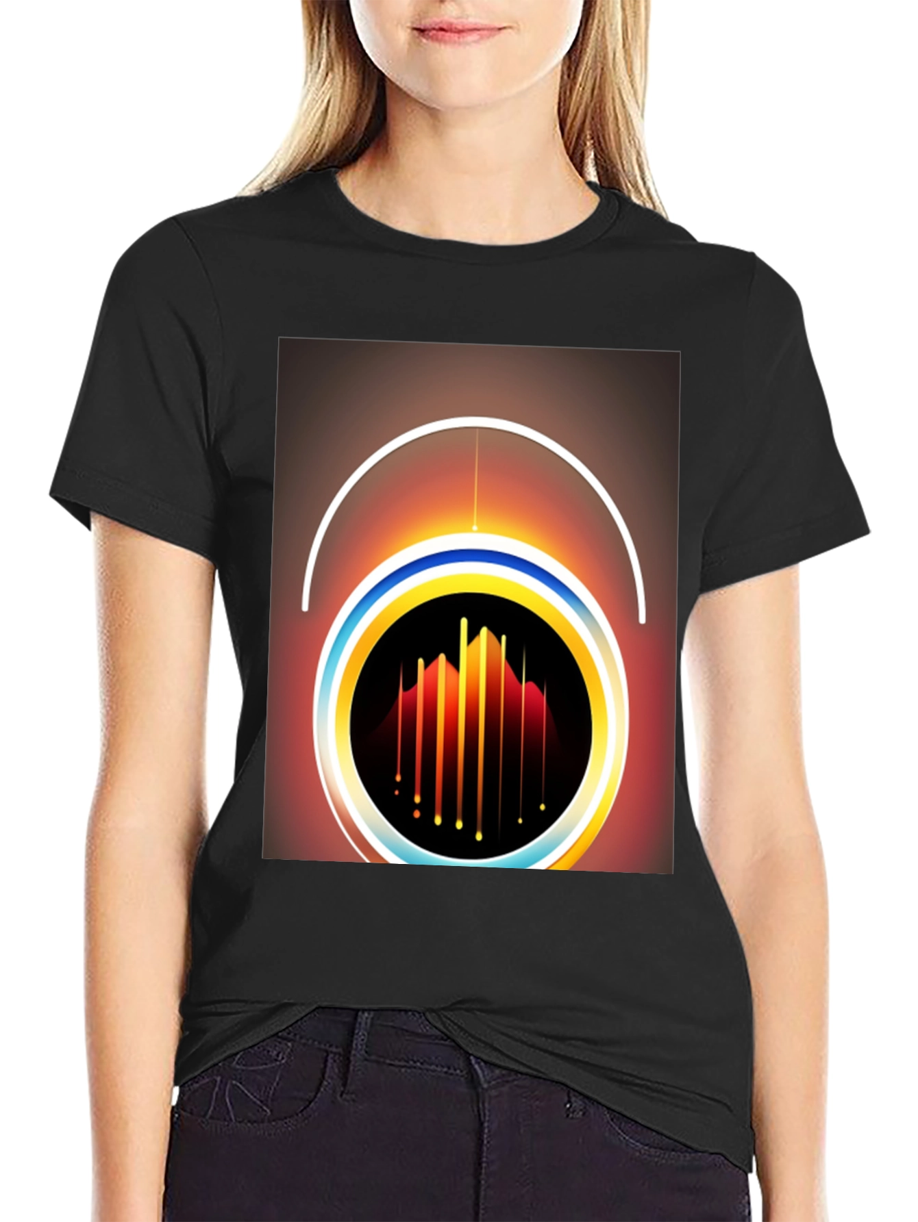 Abstract Graphic Tee - Modern Art Shirt