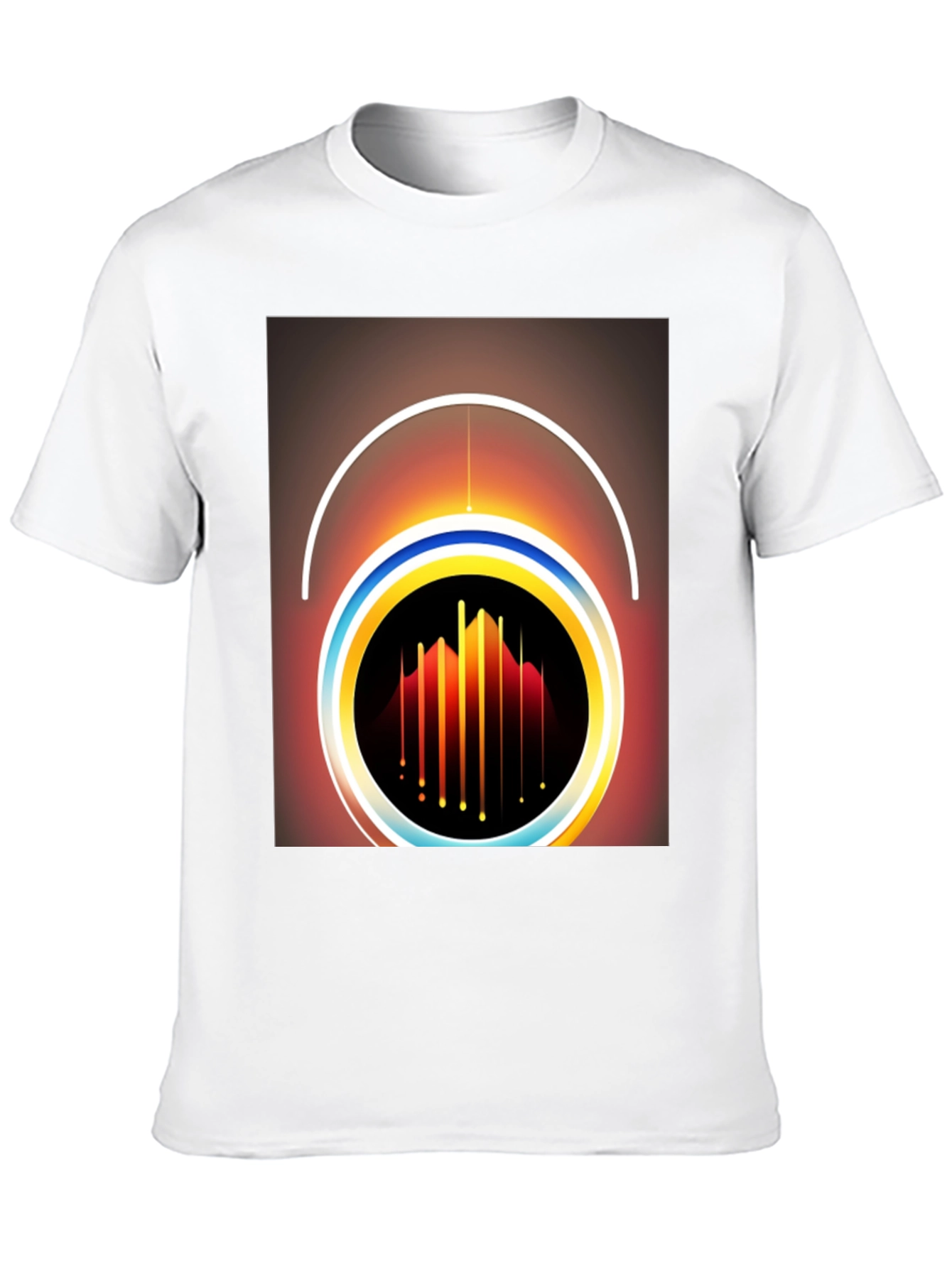 Abstract Graphic Tee - Modern Art Shirt