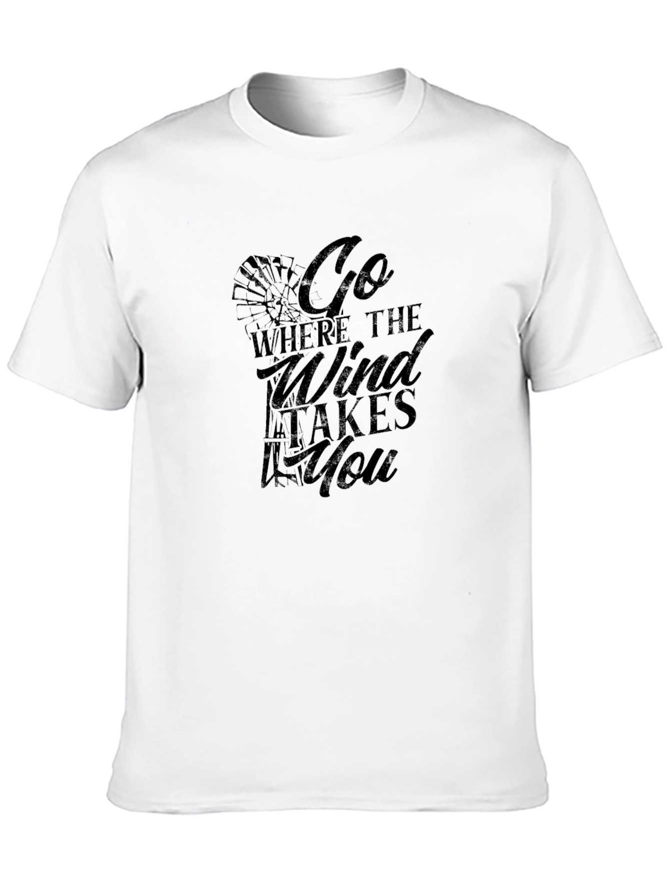 Go Where The Wind Takes You Graphic Tee