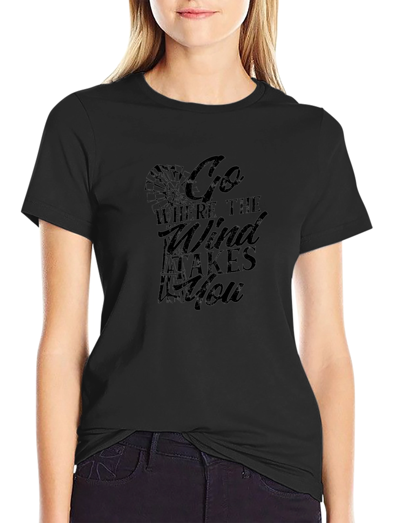 Go Where The Wind Takes You Graphic Tee