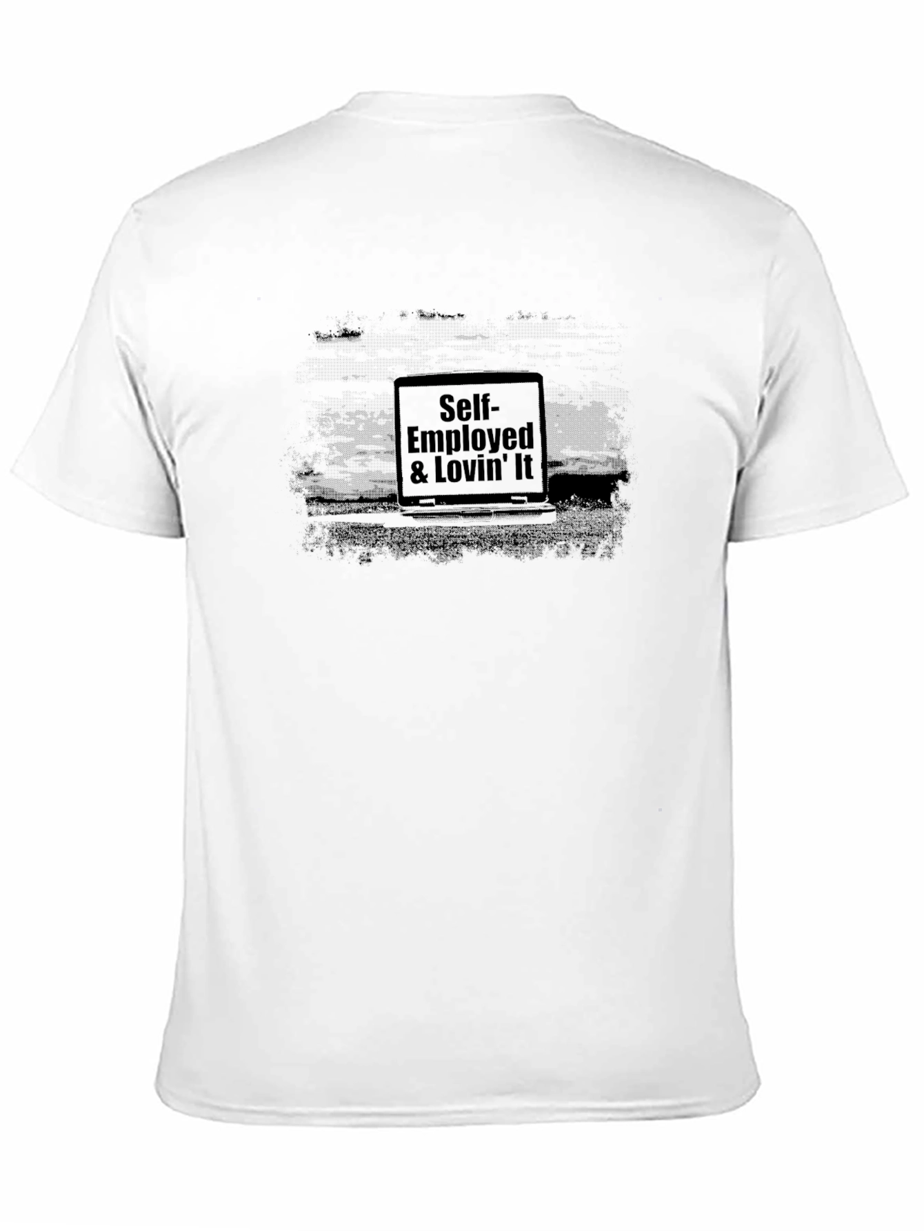 Self-Employed & Lovin It Black T-Shirt