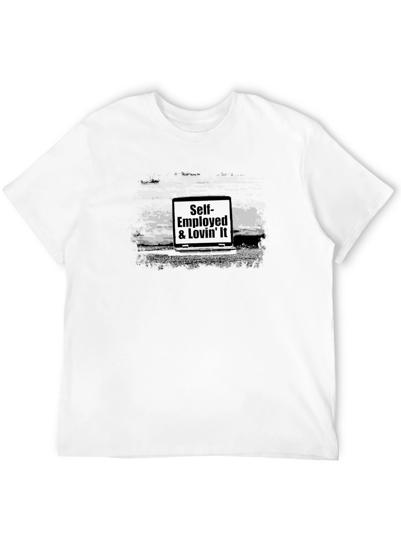Self-Employed & Lovin It Black T-Shirt