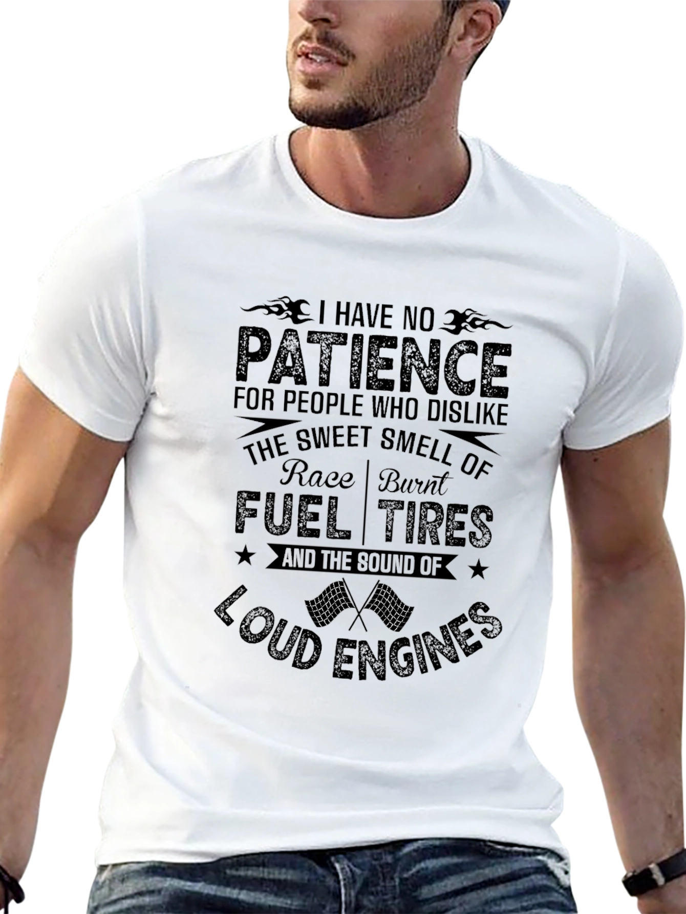 Race Car Enthusiast T-Shirt: No Patience