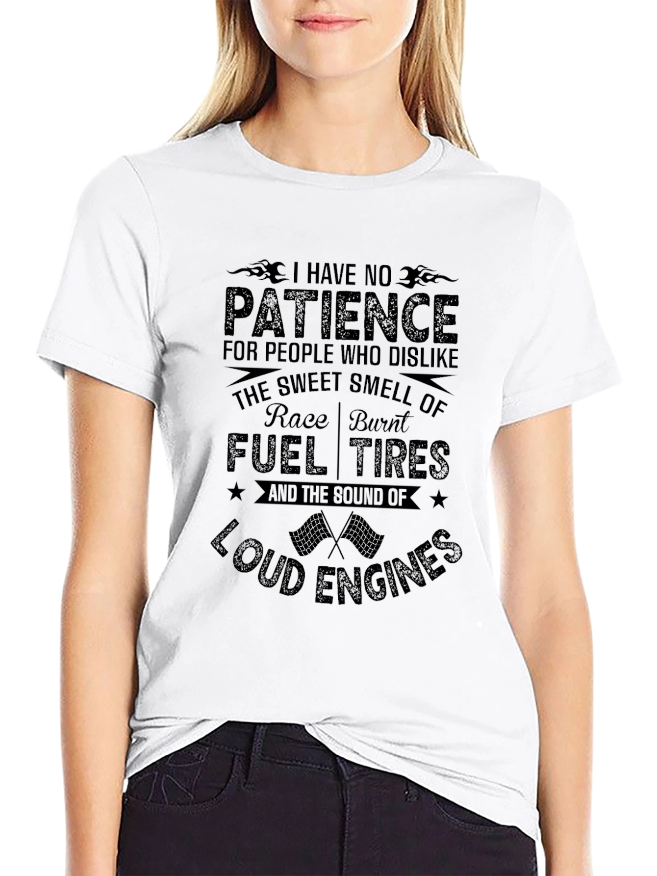 Race Car Enthusiast T-Shirt: No Patience