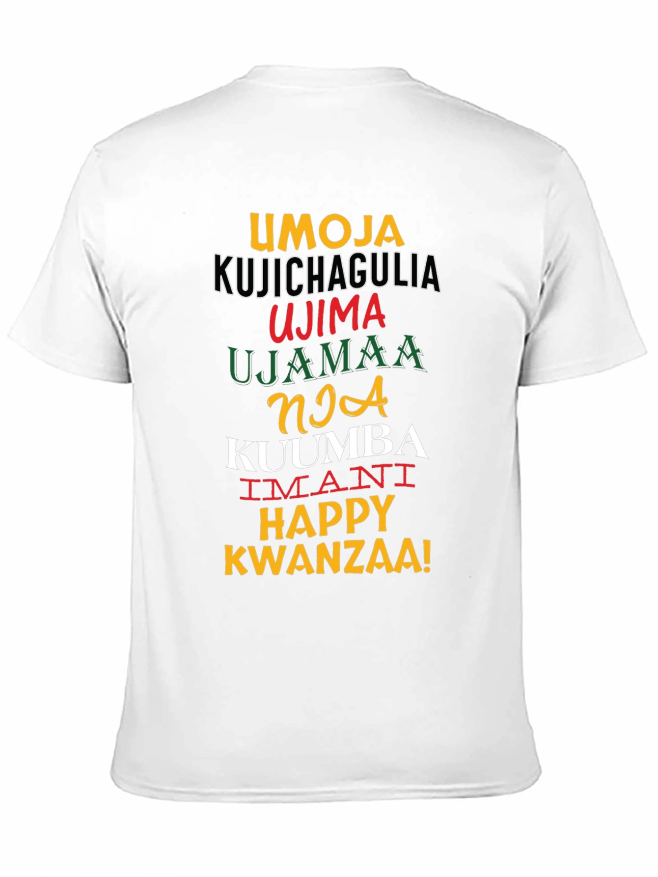 Kwanzaa Principles T-Shirt - Imani Umoja & More!