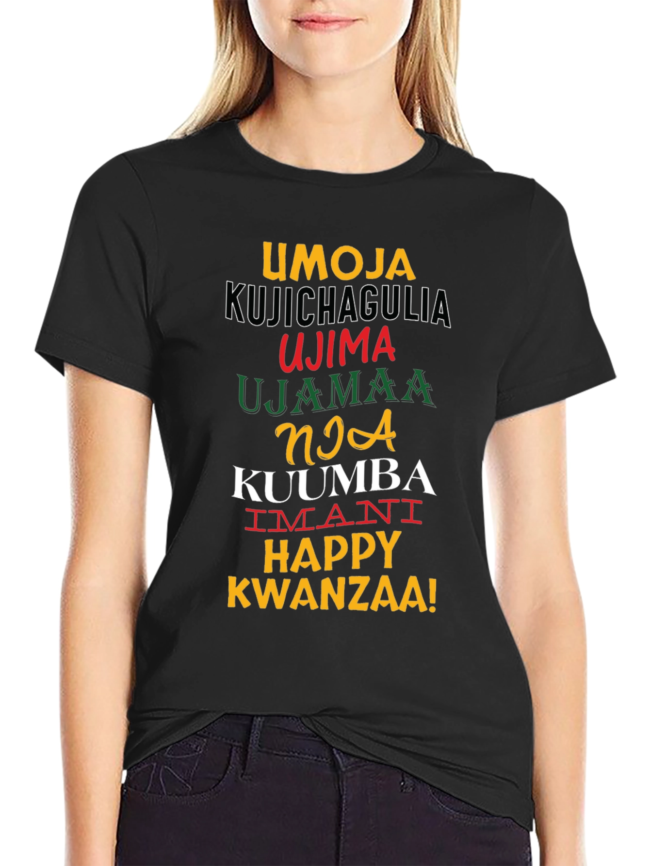 Kwanzaa Principles T-Shirt - Imani Umoja & More!