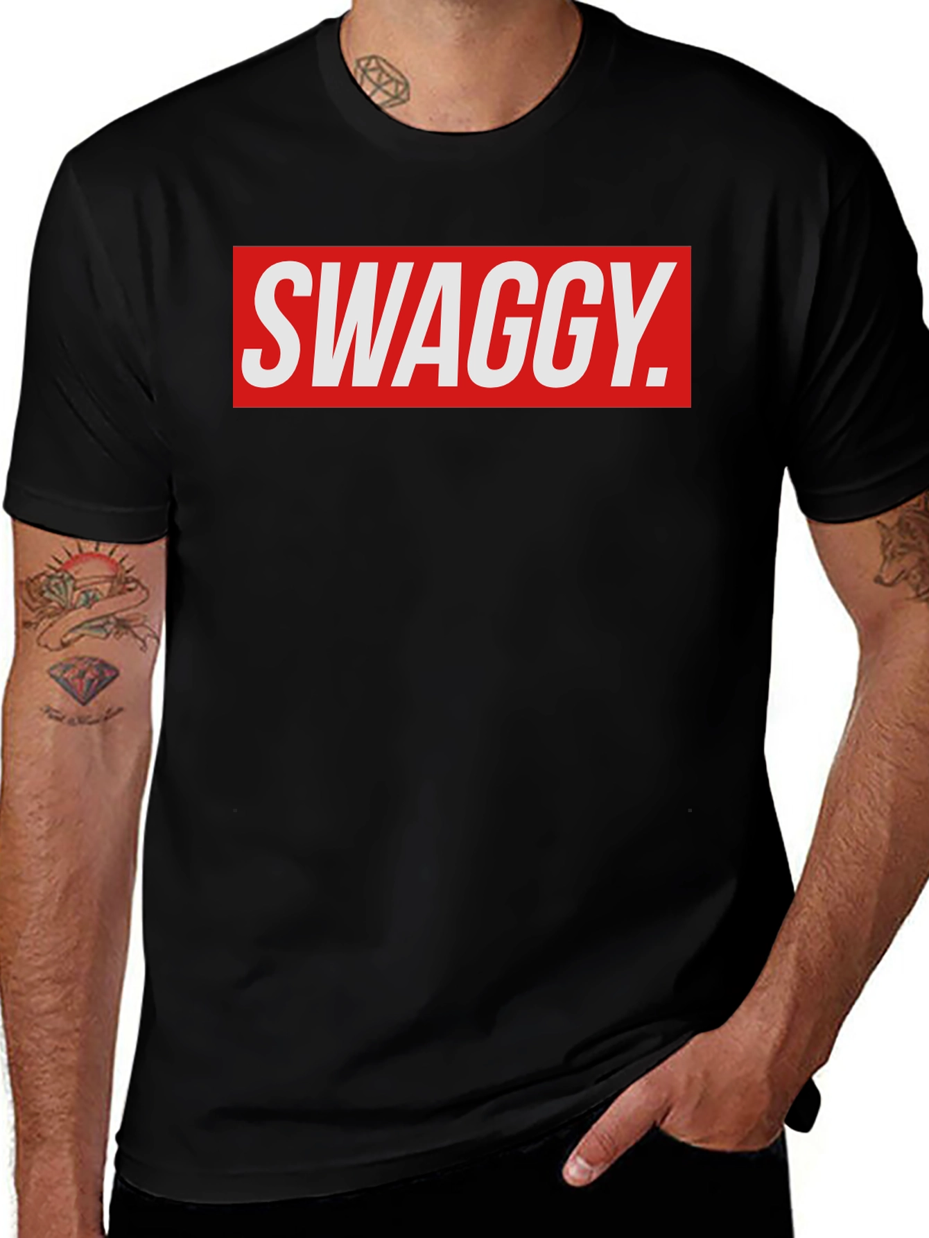 Swaggy Graphic Tee - Bold Statement Shirt