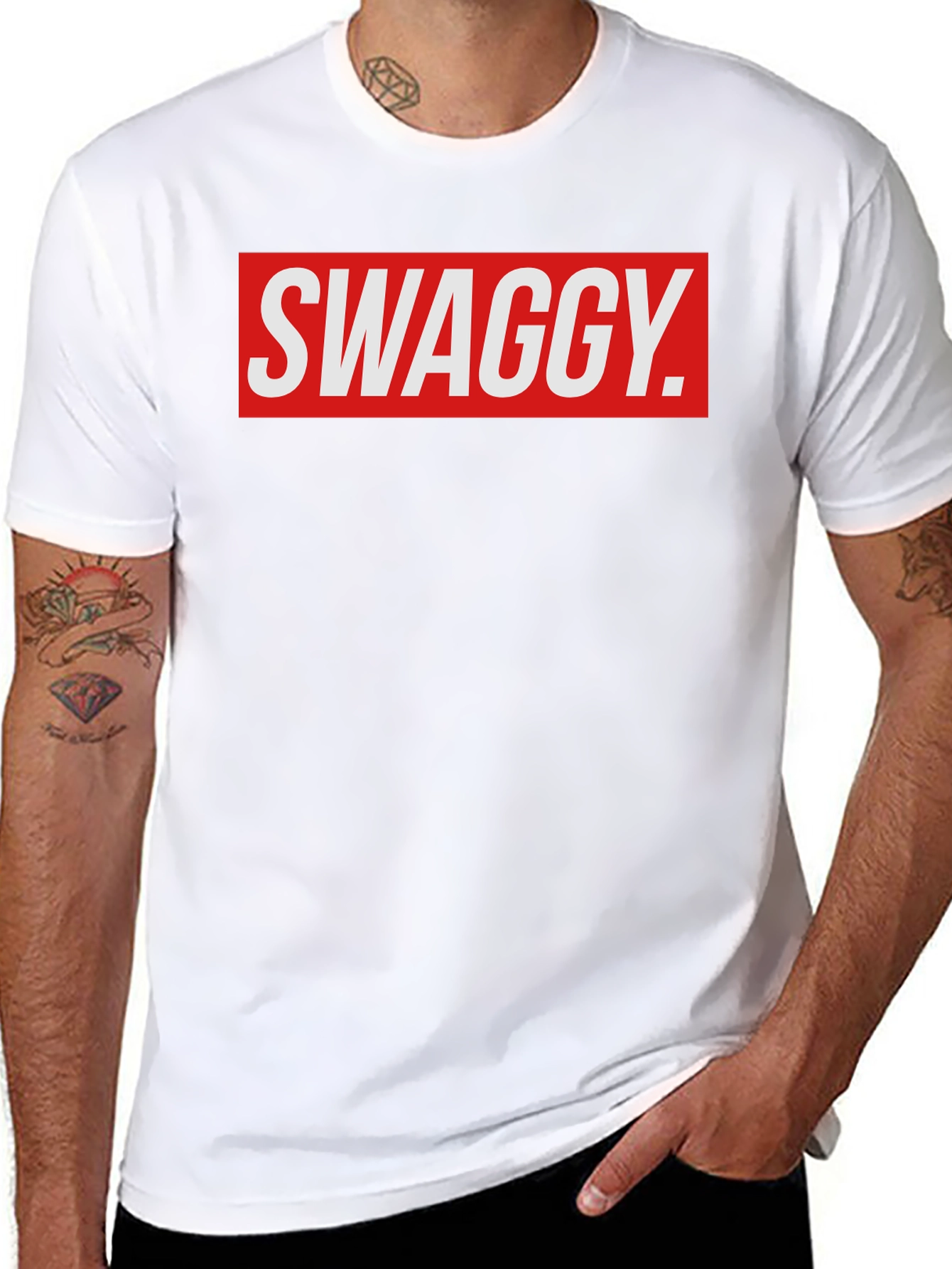 Swaggy Graphic Tee - Bold Statement Shirt