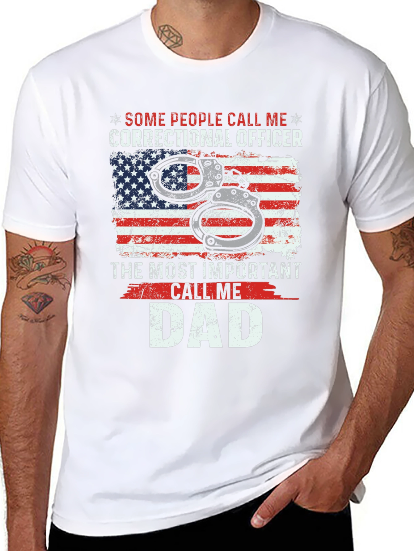 Correctional Officer Dad T-Shirt