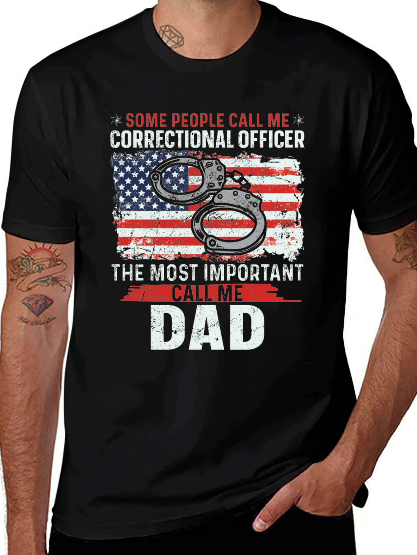 Correctional Officer Dad T-Shirt