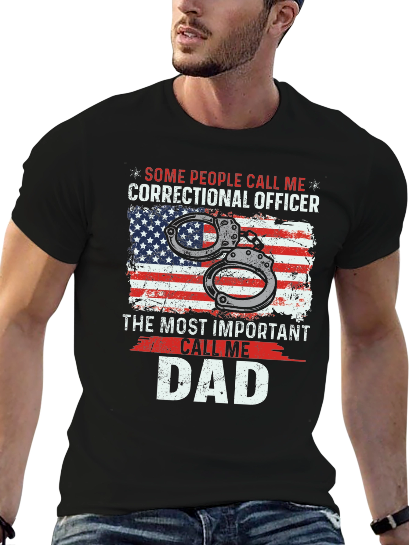 Correctional Officer Dad T-Shirt
