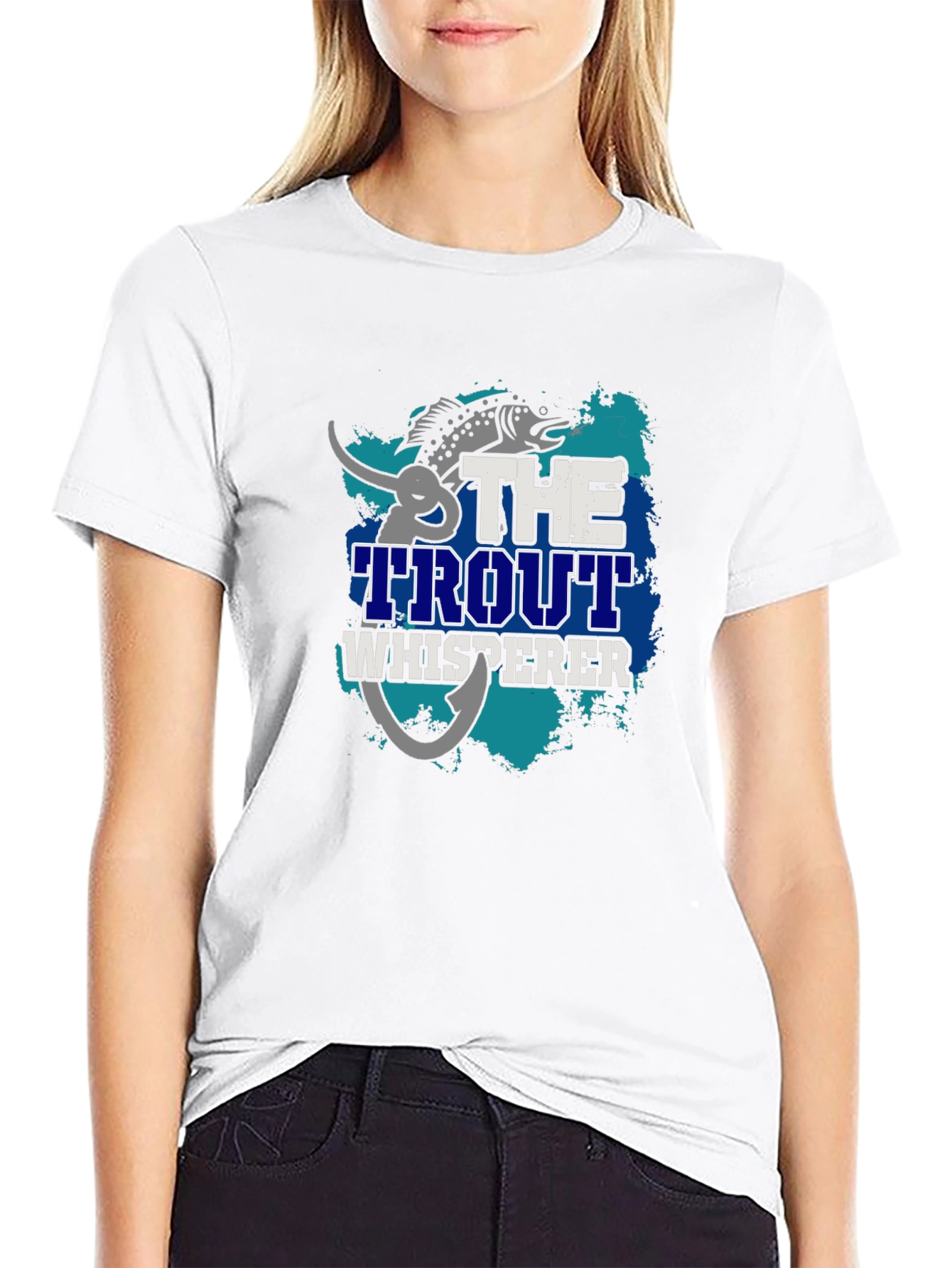 Trout Whisperer Graphic Tee - Fishing Lover Gift