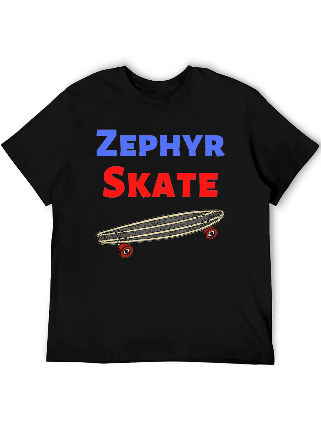 Zephyr Skate T-Shirt: Classic Skateboard Design