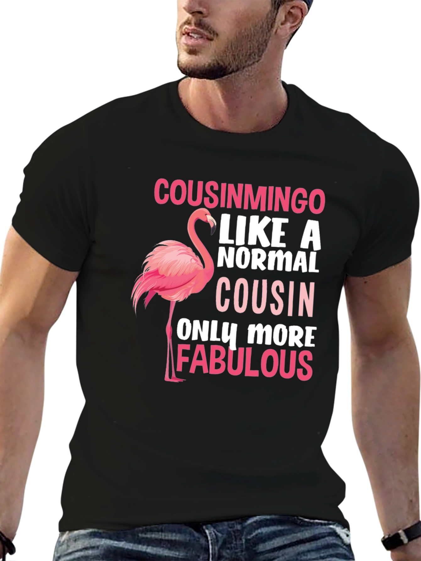 Cousinmingo Flamingo Graphic Tee