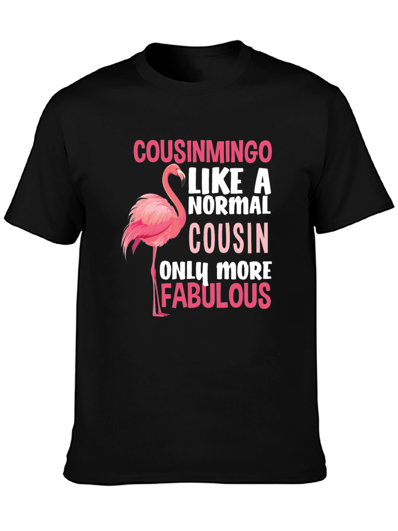 Cousinmingo Flamingo Graphic Tee