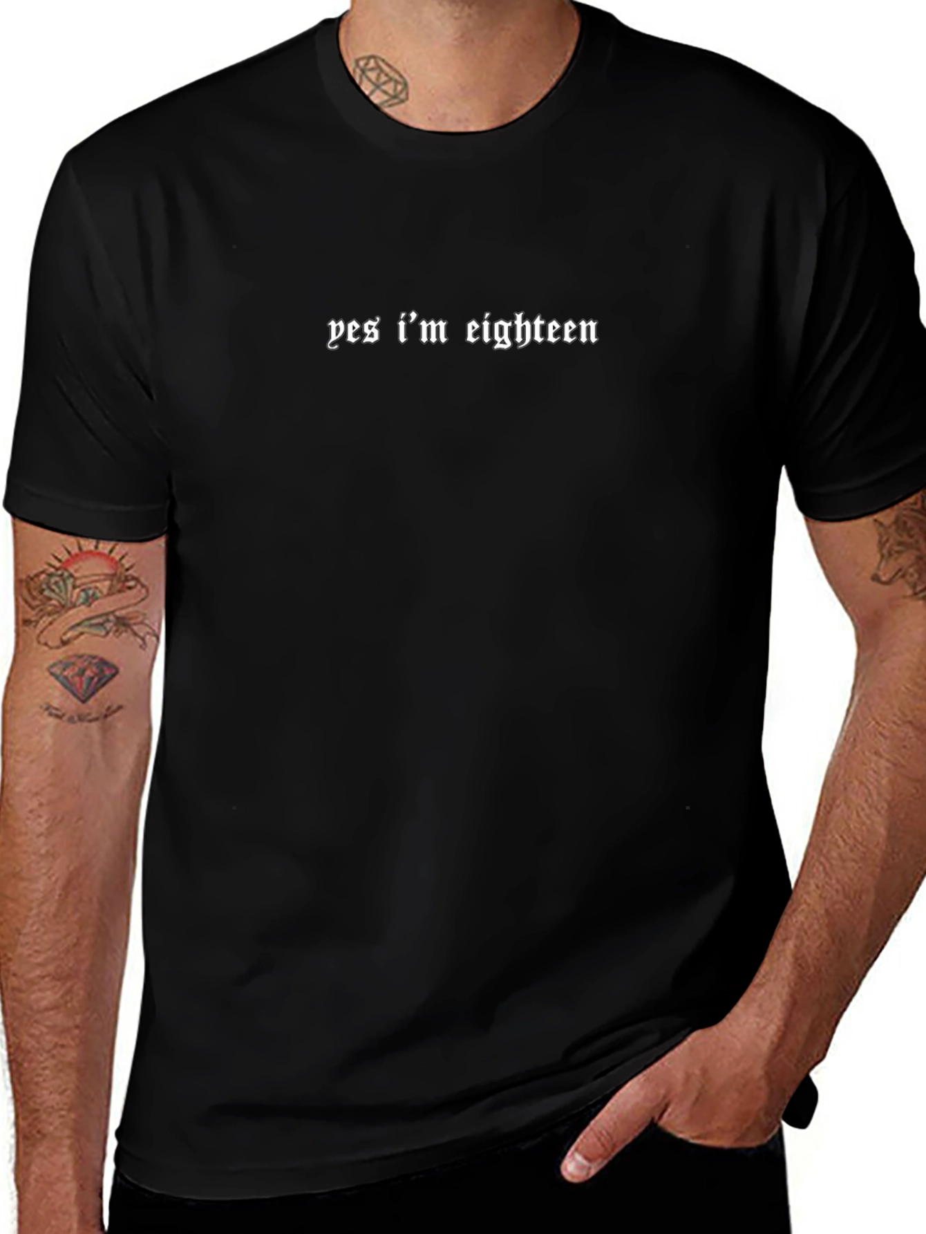 Yes Im Eighteen T-Shirt - Bold Statement Tee