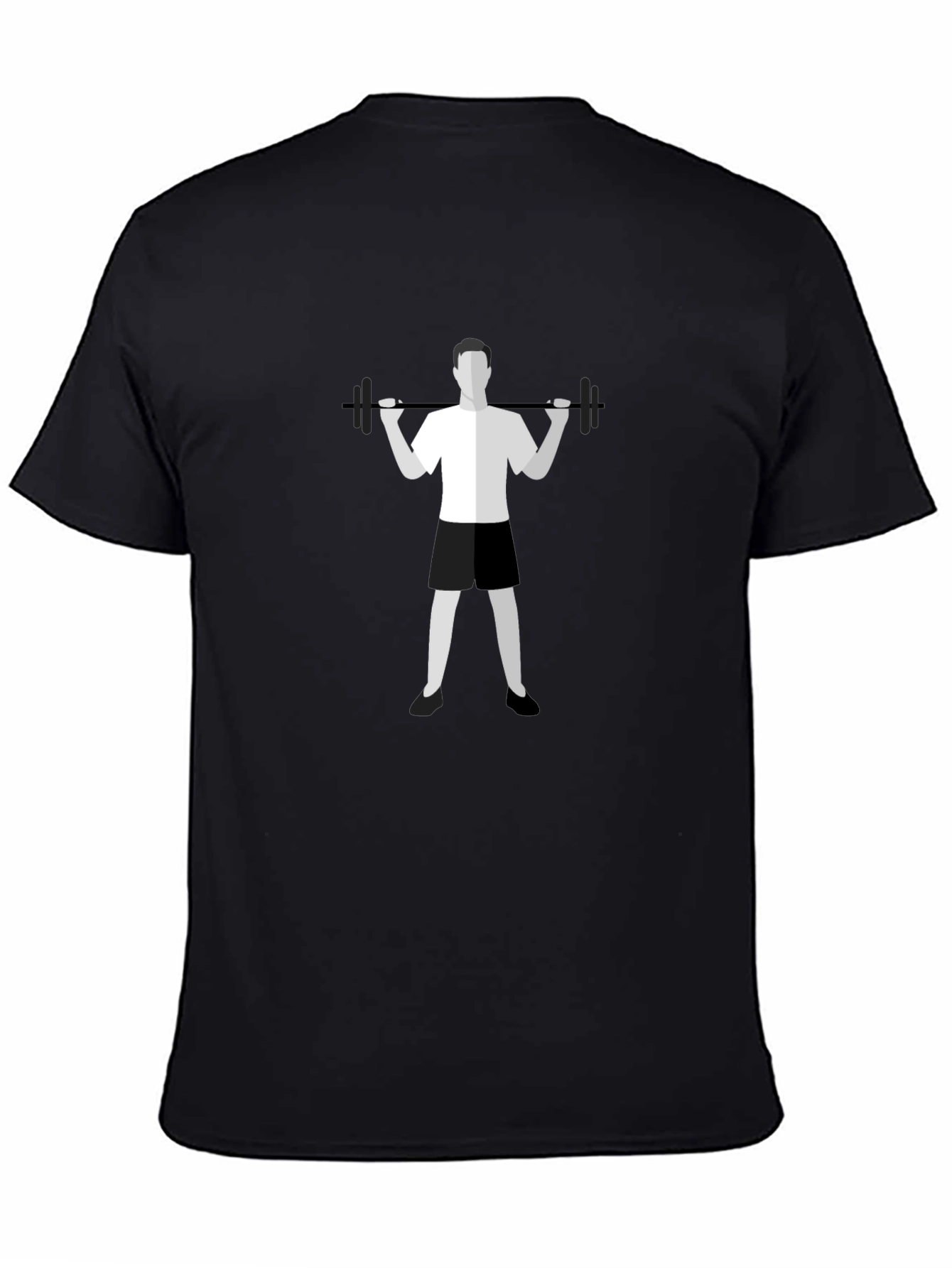 Weightlifting Graphic Tee - Black Casual Shirt