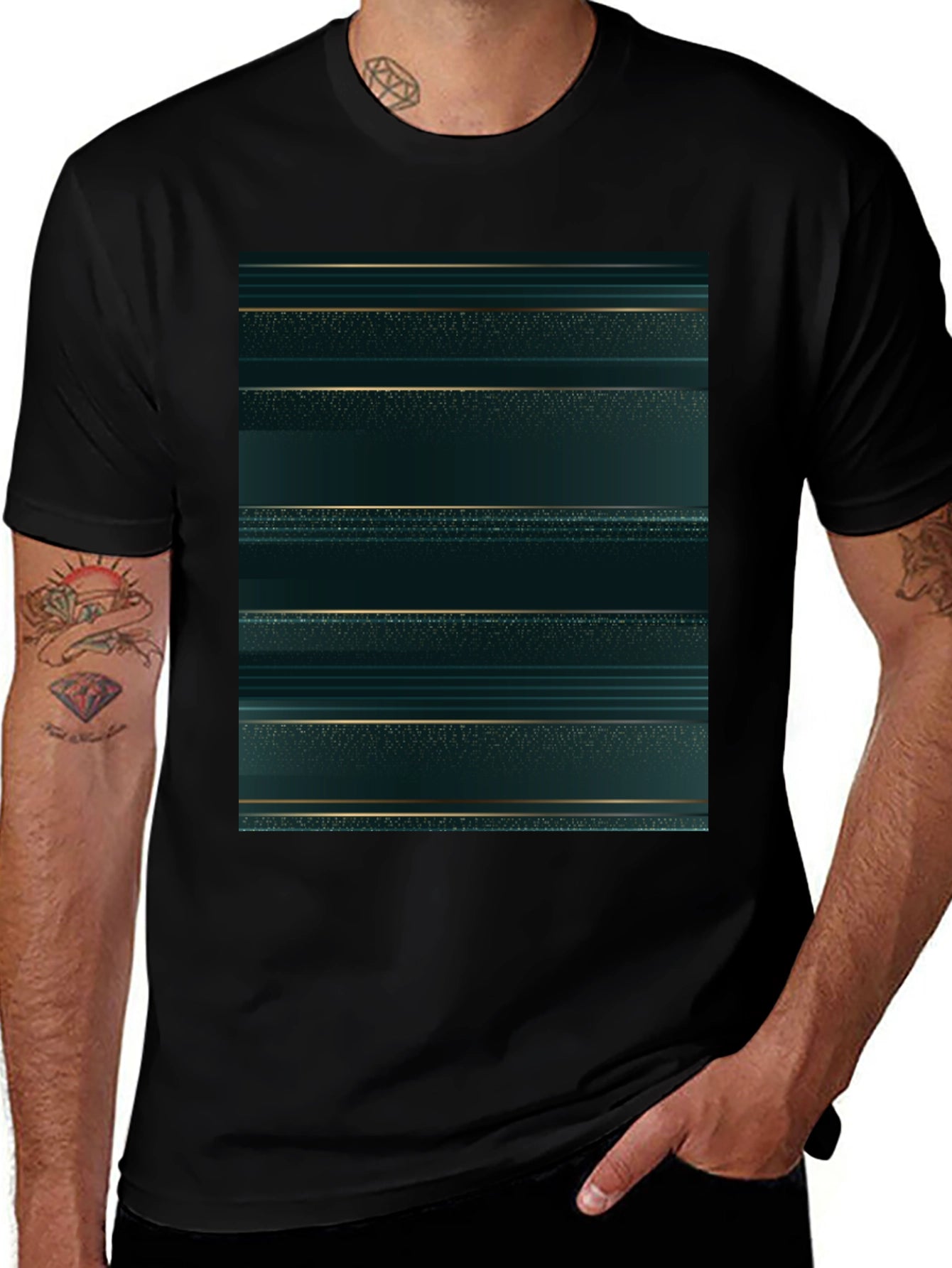 Elegant Striped Tee
