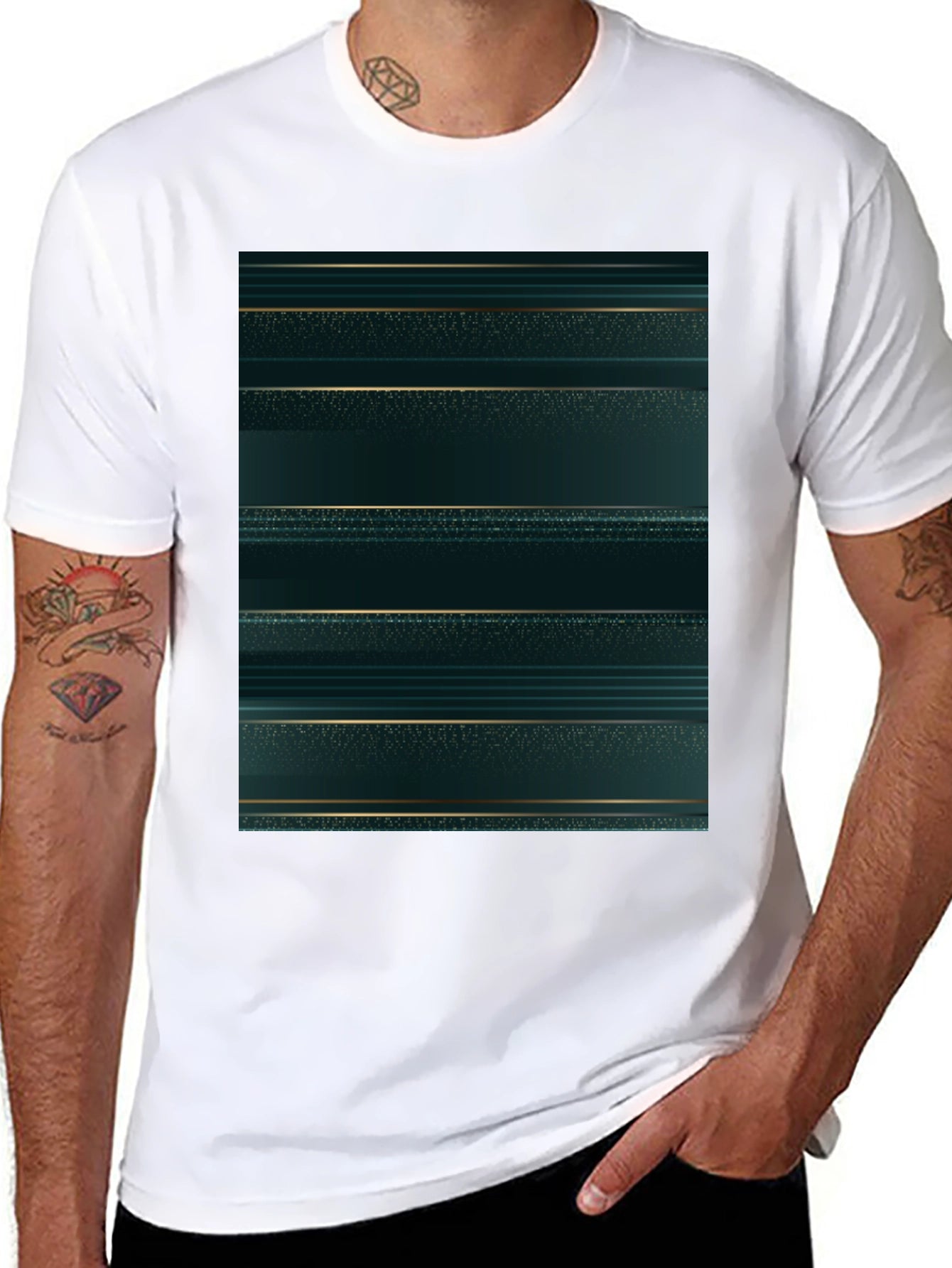Elegant Striped Tee