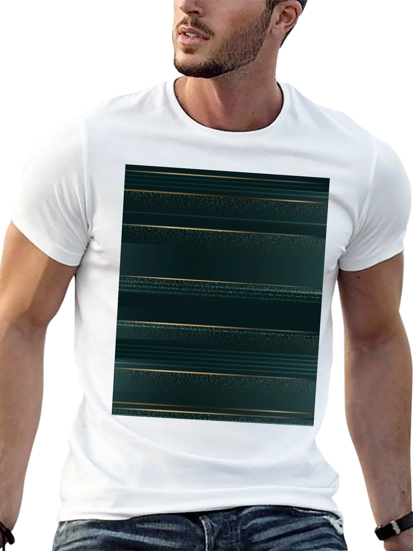 Elegant Striped Tee