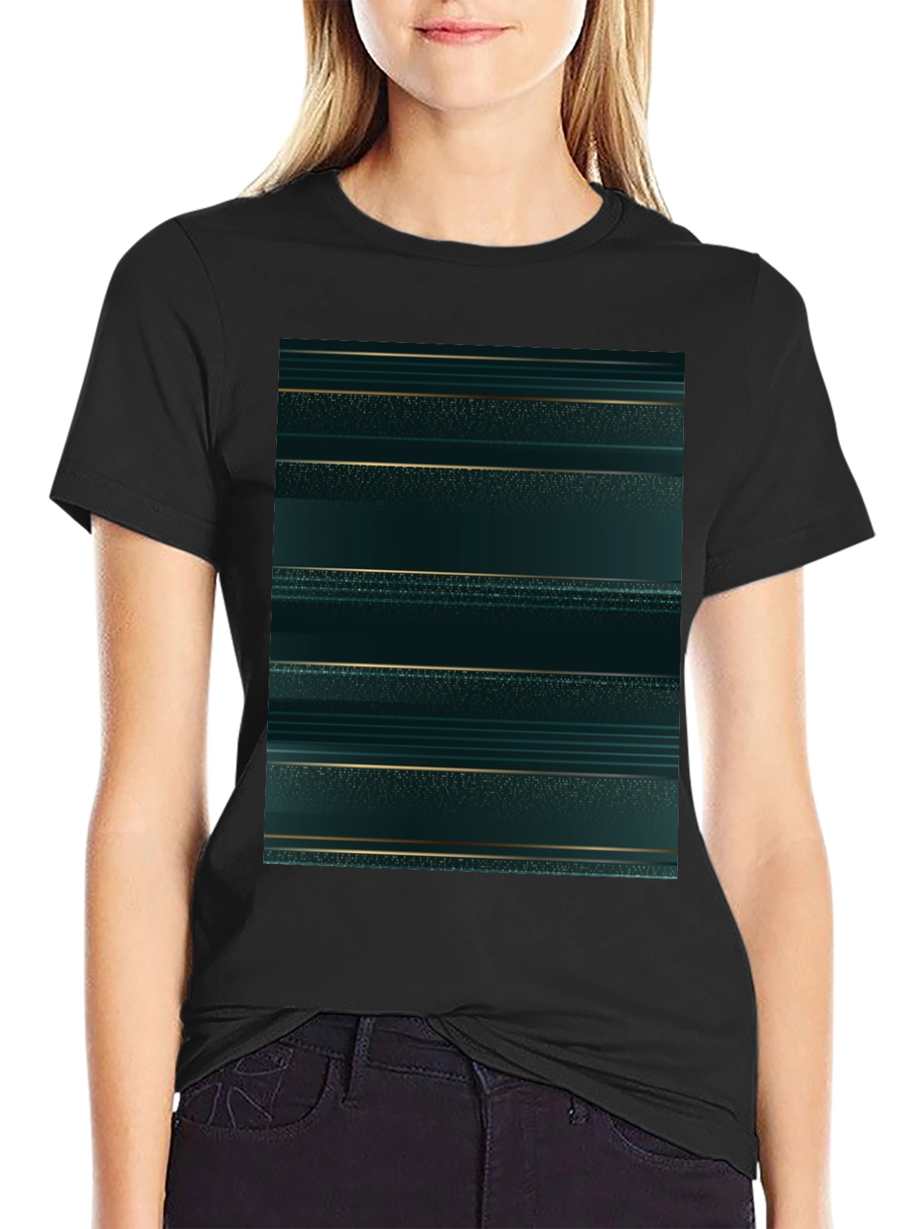Elegant Striped Tee
