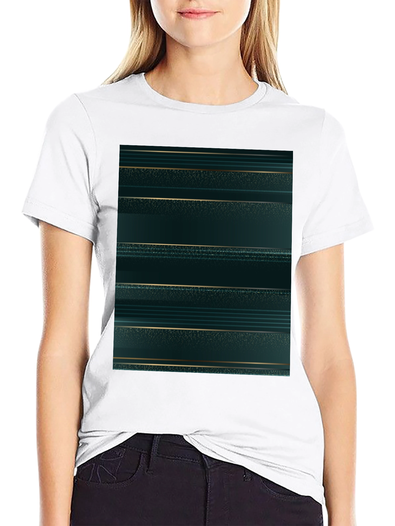 Elegant Striped Tee