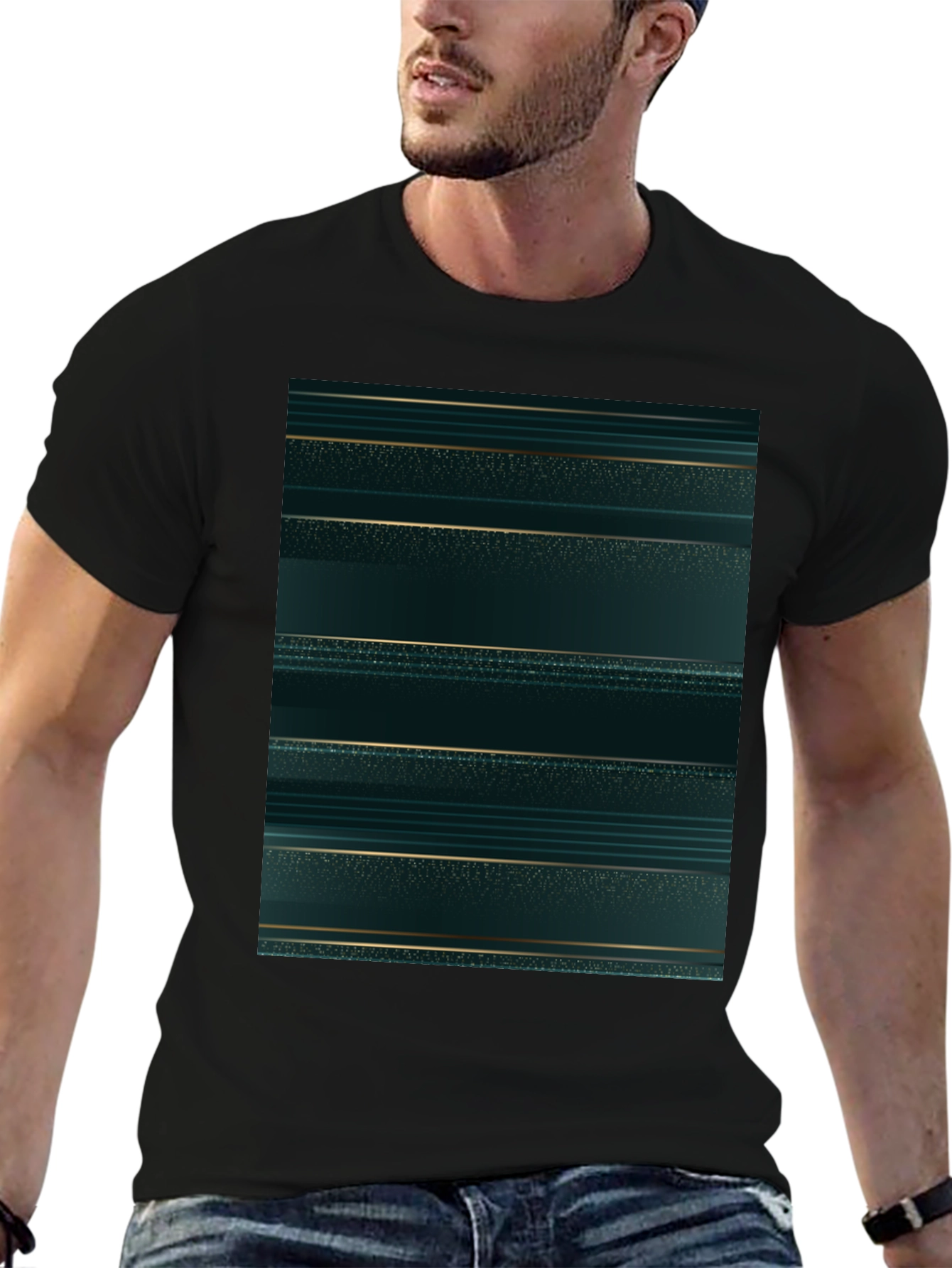 Elegant Striped Tee