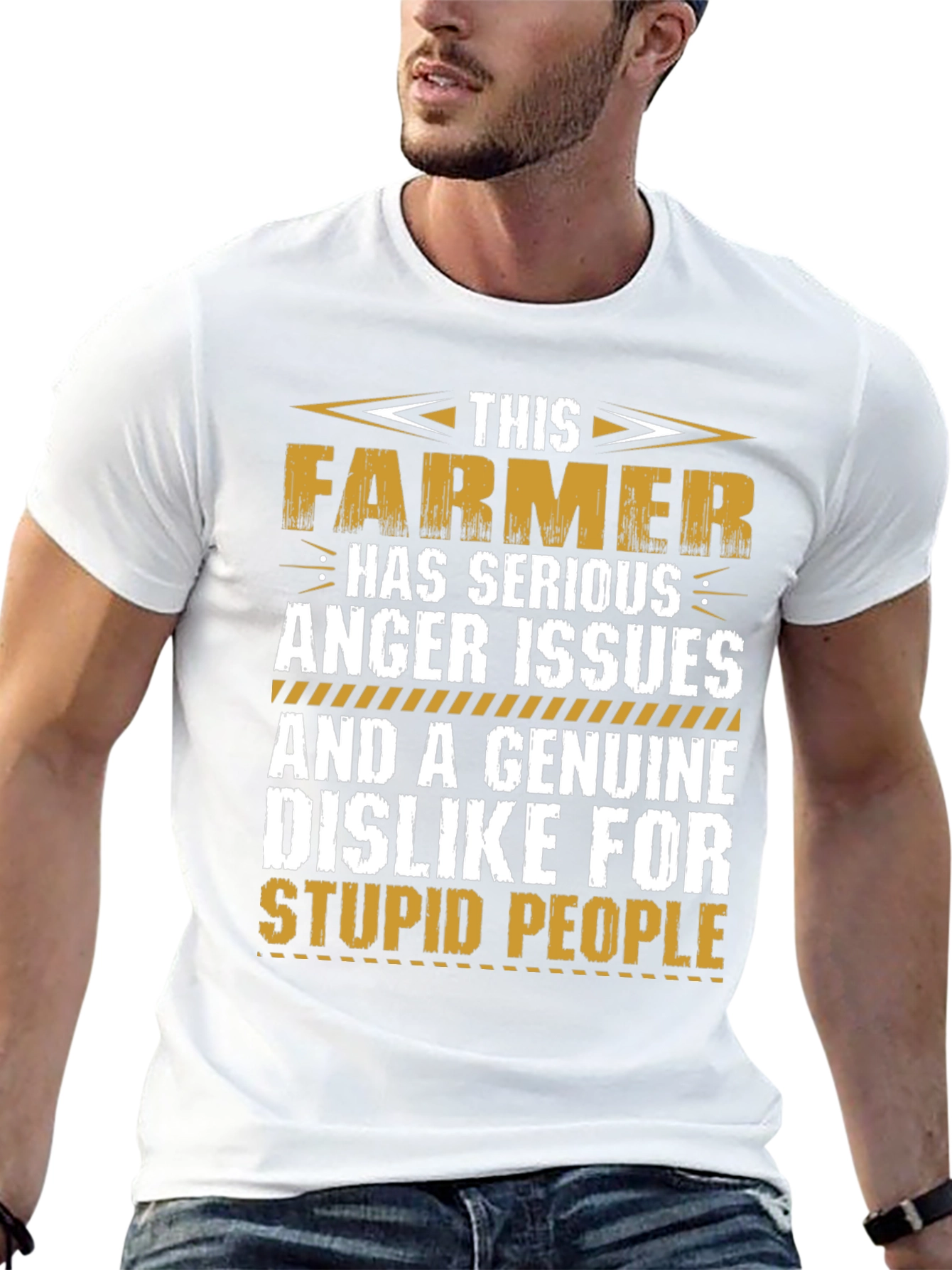 Farmer Anger Issues Graphic Tee