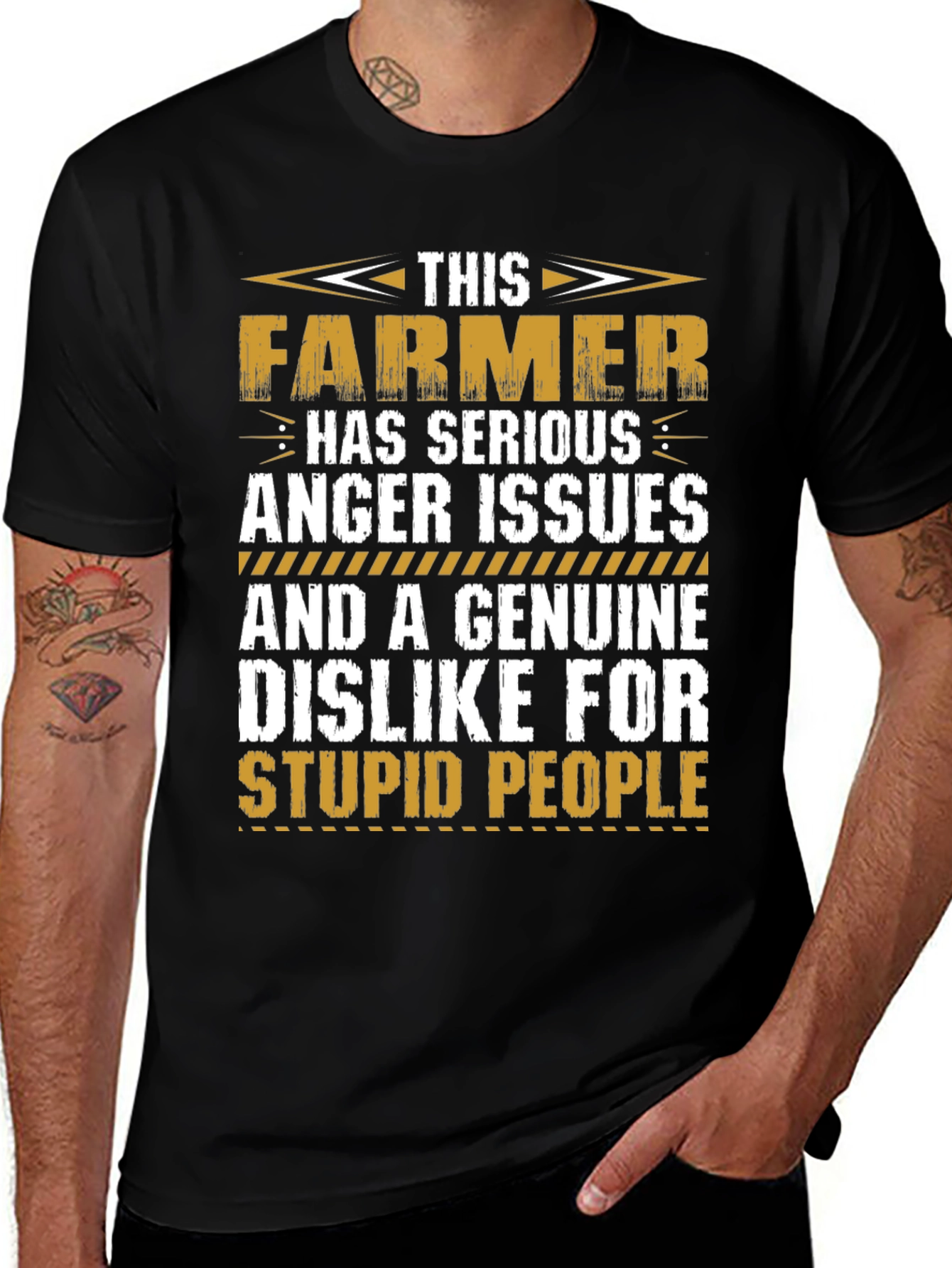 Farmer Anger Issues Graphic Tee