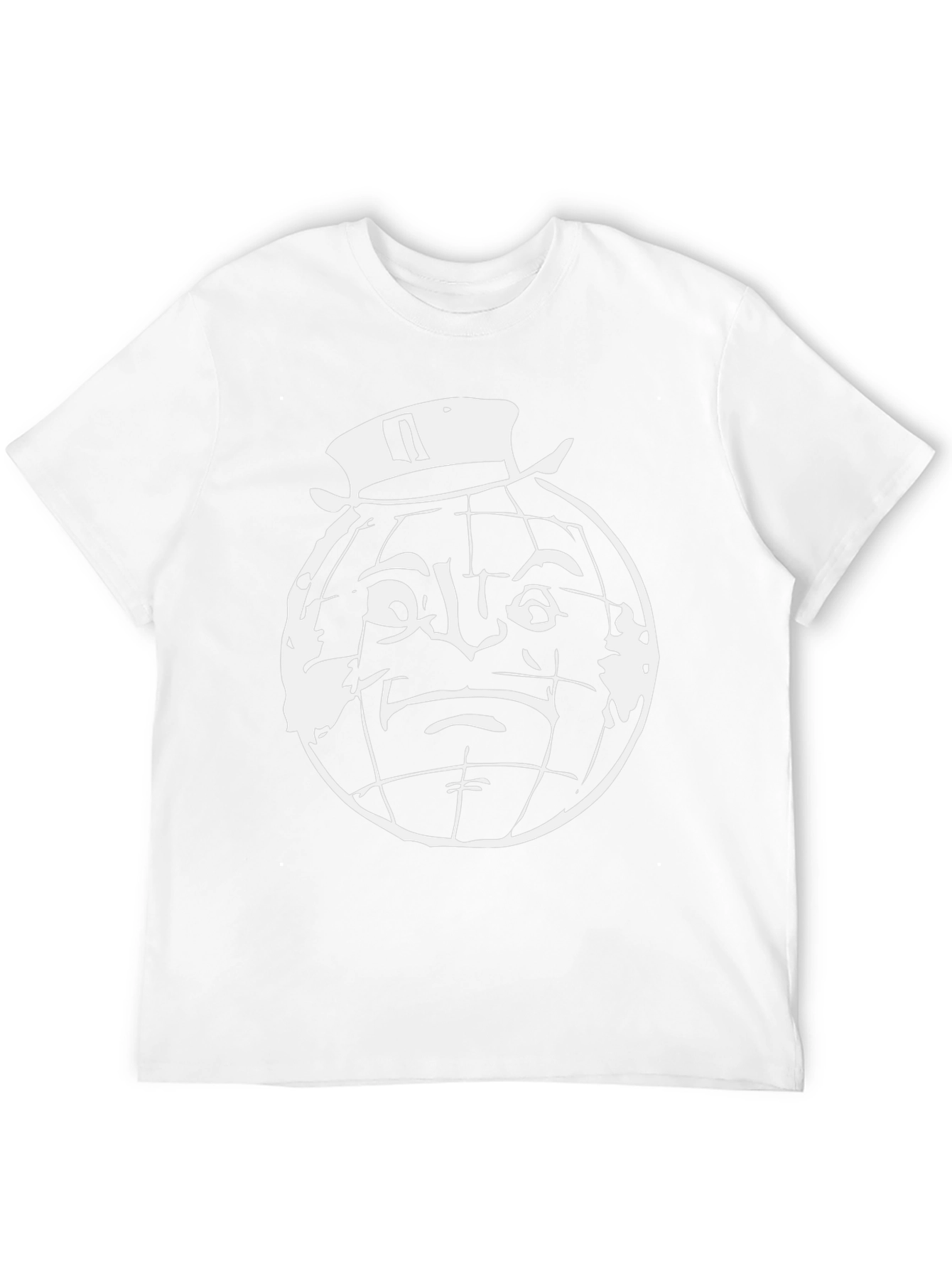 World Face Graphic Tee - Black Cotton Shirt