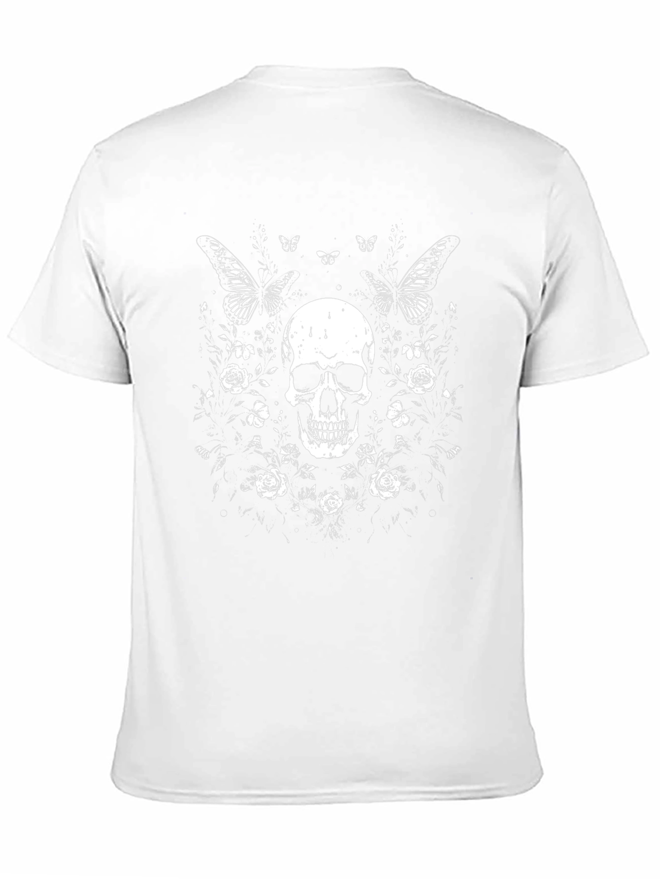 Skull & Butterflies Graphic Tee