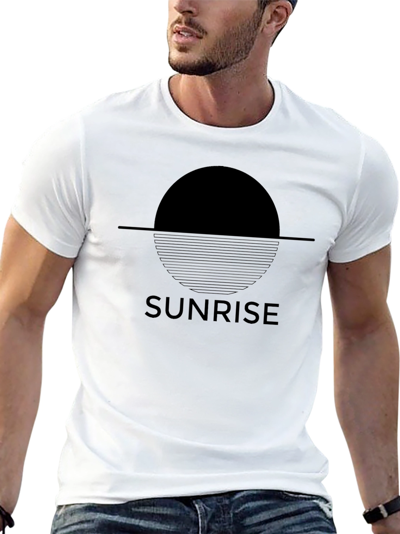 Sunrise Graphic T-Shirt - Minimalist Design