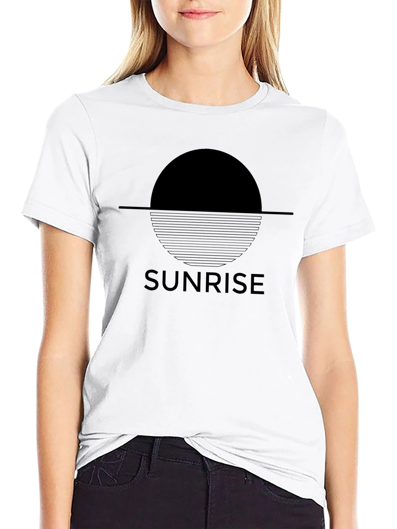 Sunrise Graphic T-Shirt - Minimalist Design