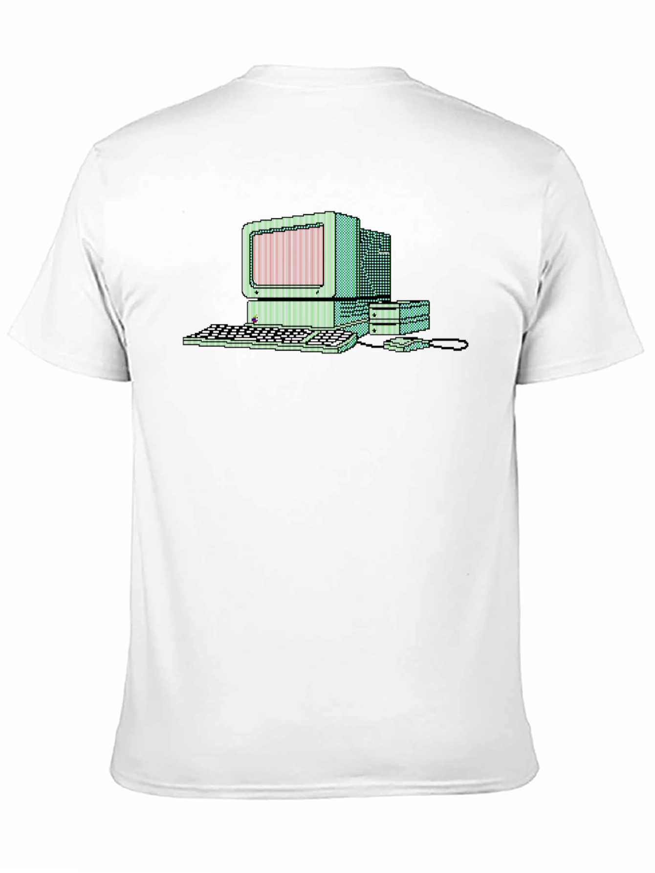 Retro Computer Graphic Tee - Black