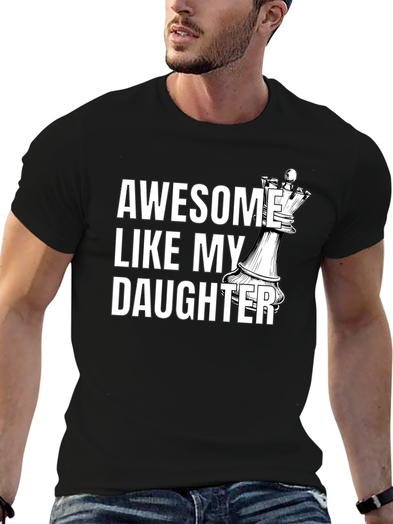 Awesome Like My Daughter Chess Queen T-Shirt