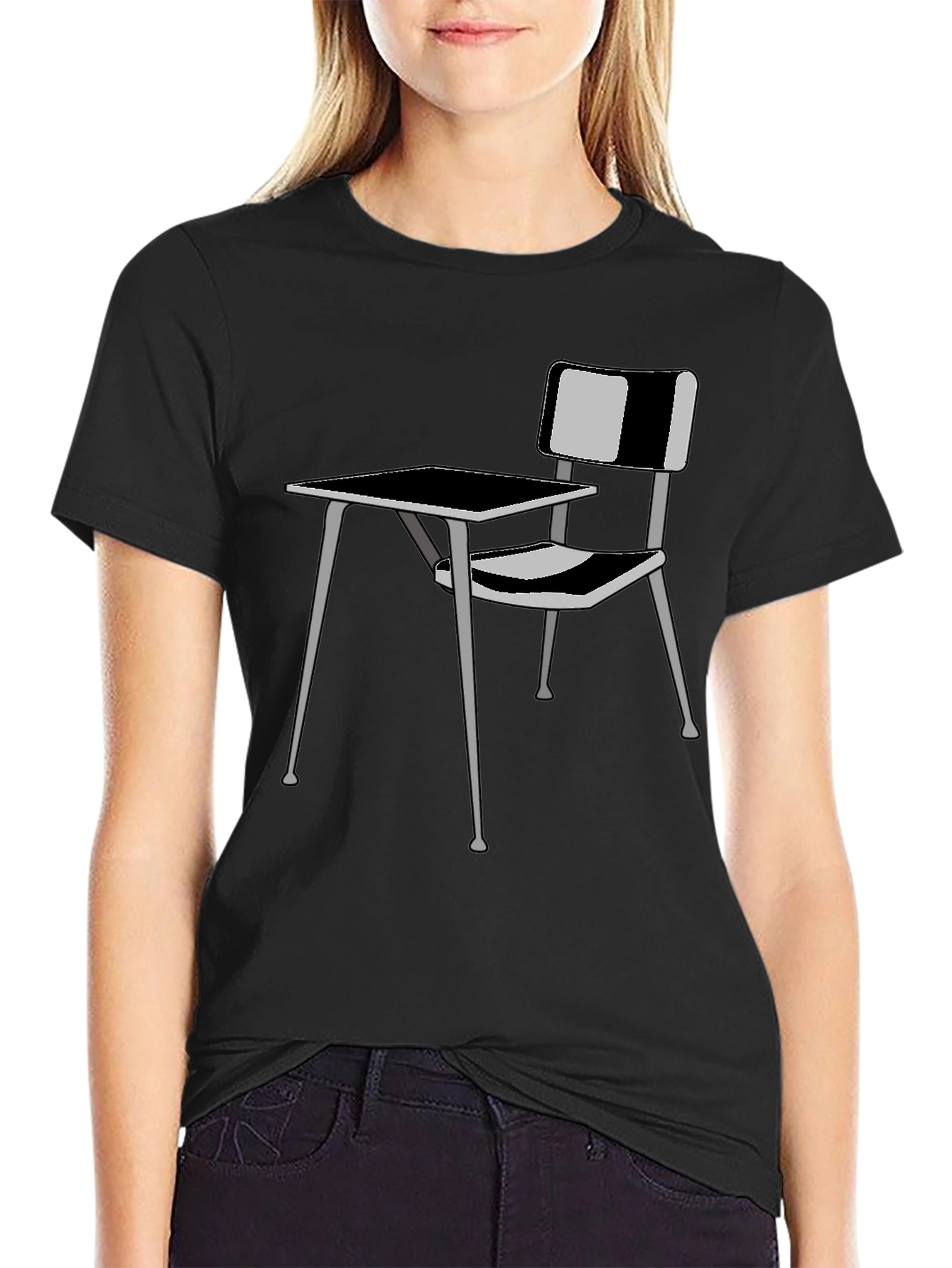 Classroom Desk Graphic Tee - Back to School Style