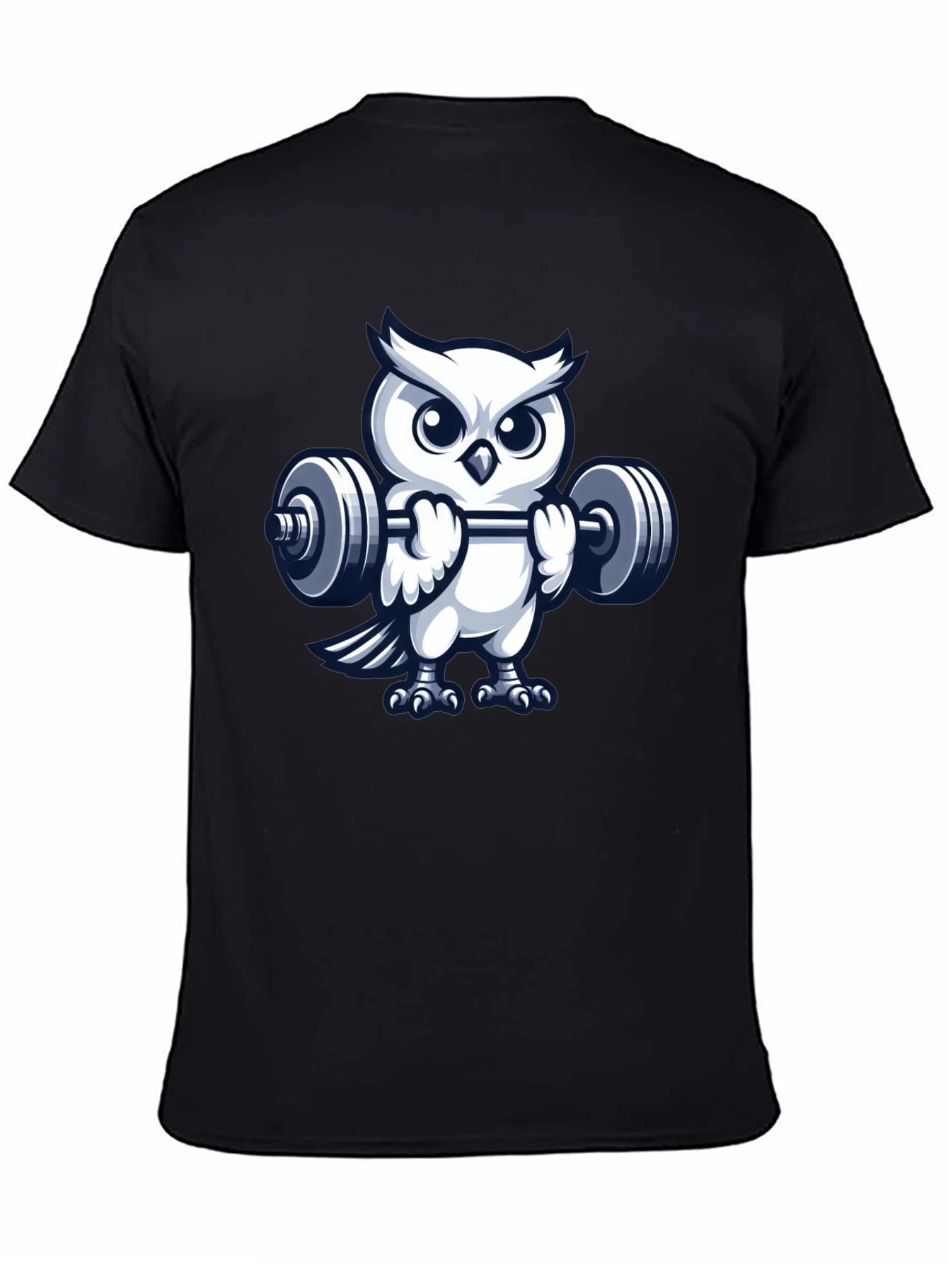 Weightlifting Owl Graphic Tee