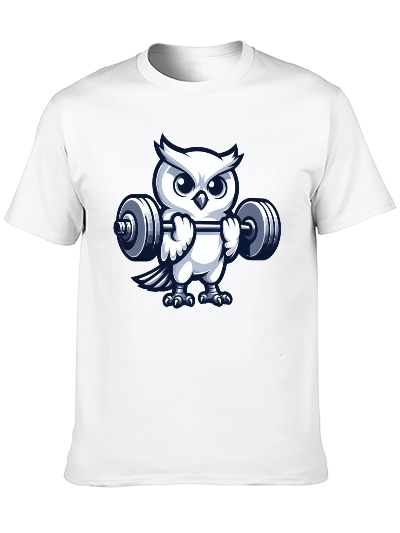 Weightlifting Owl Graphic Tee