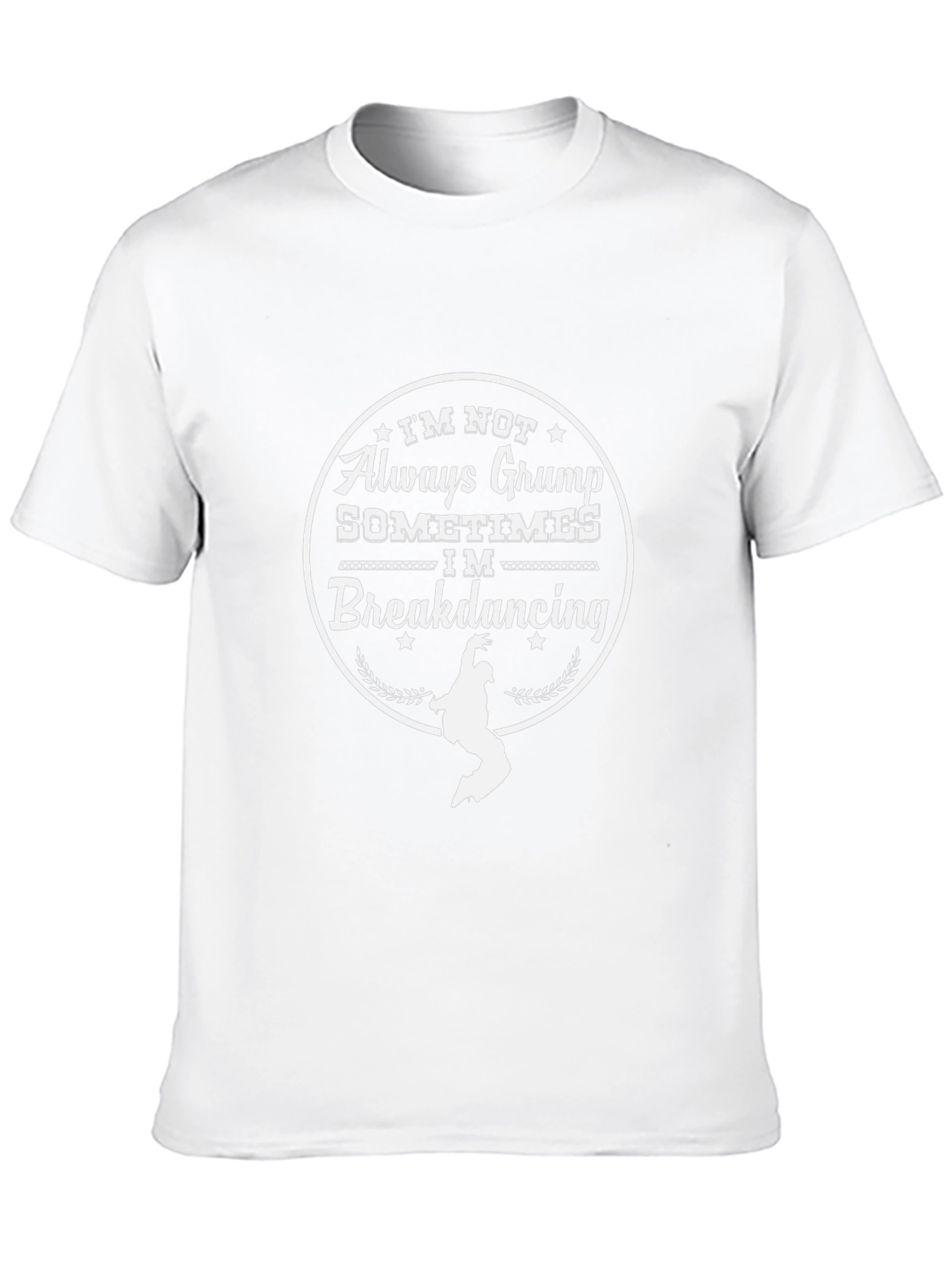 Grump Breakdancing Graphic Tee - Black