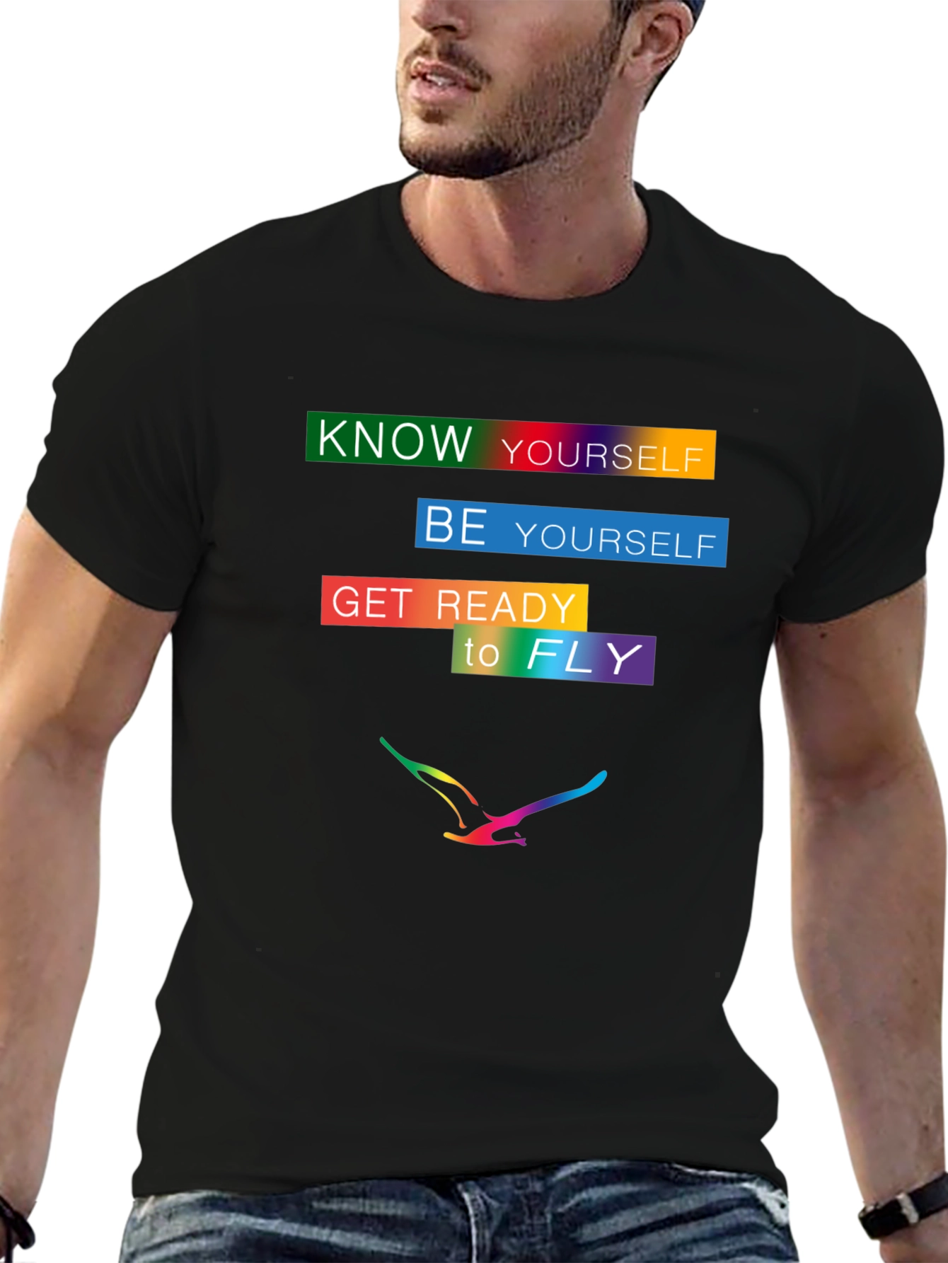 Know Yourself Graphic T-Shirt - Motivational Design