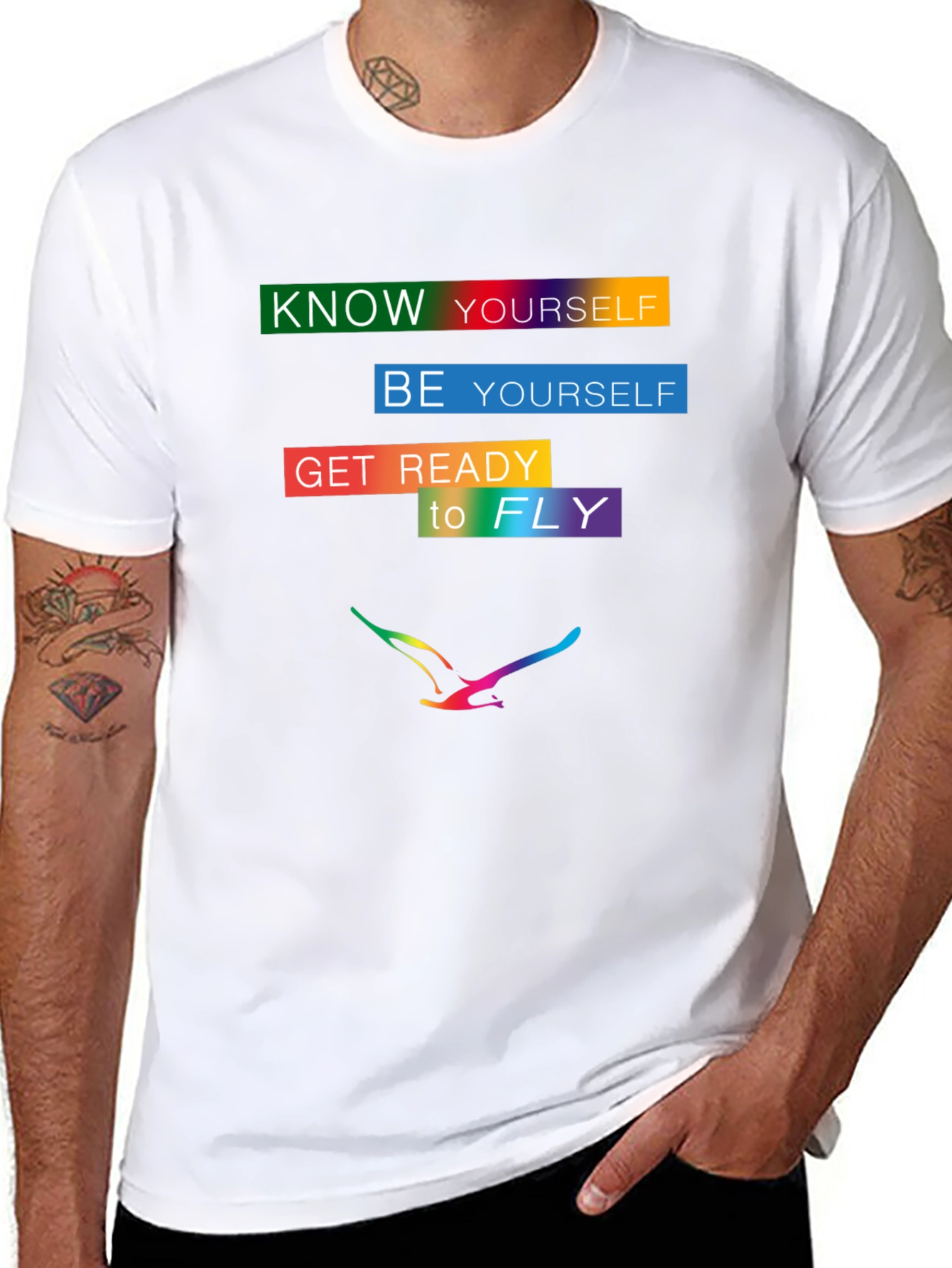 Know Yourself Graphic T-Shirt - Motivational Design
