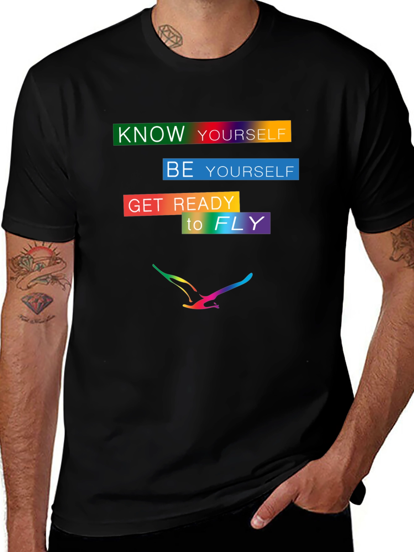 Know Yourself Graphic T-Shirt - Motivational Design
